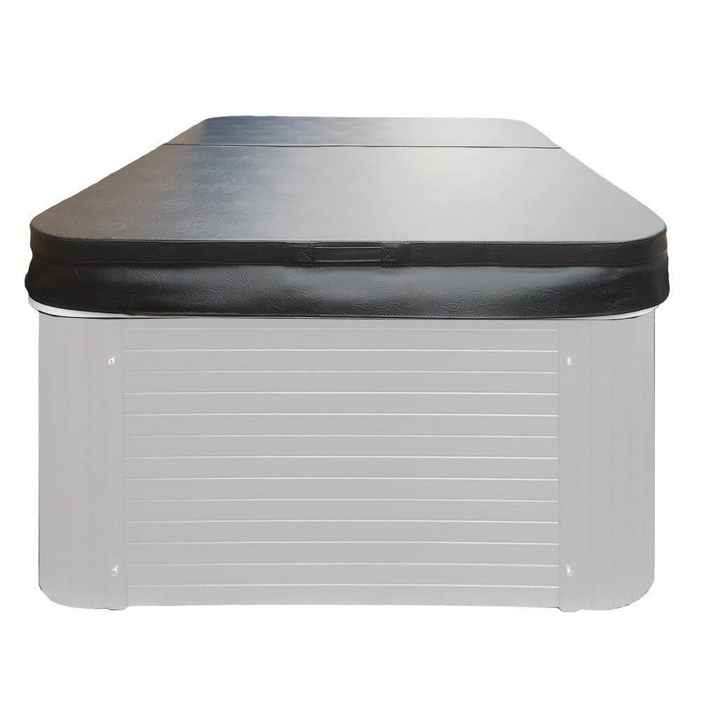 HOME DELUXE Pool-Abdeckplane Thermoabdeckung für Oudoorwhirlpool, Thermoabdeckung mit Gefälle, hochisolierende Thermoabdeckung