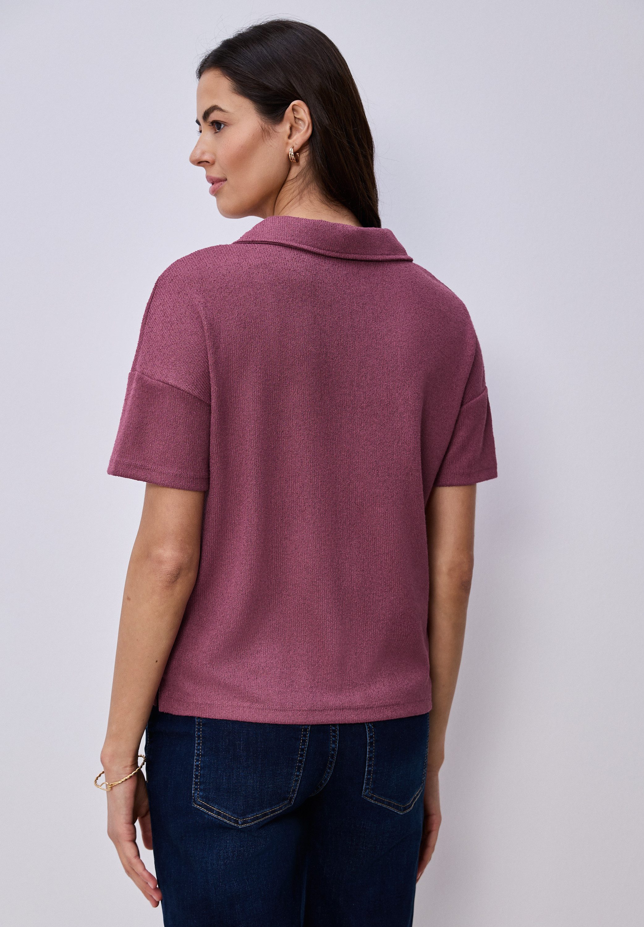 STREET ONE Poloshirt mit Stretchanteil – Bild 3 von 5