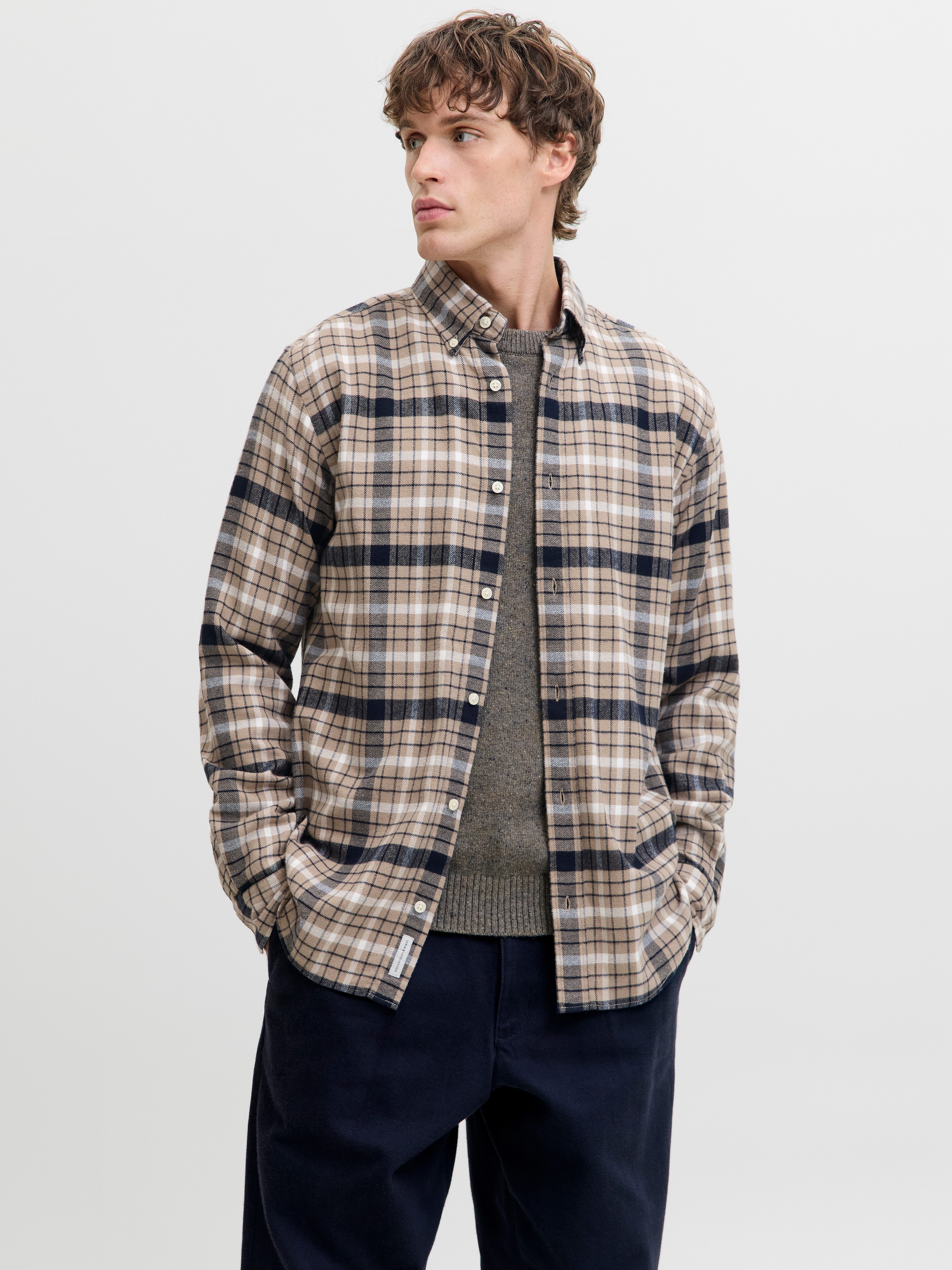 Jack & Jones Langarmhemd JPRBLUBARKLEY FLANNEL X-MAS L/S SHIRT CH günstig online kaufen