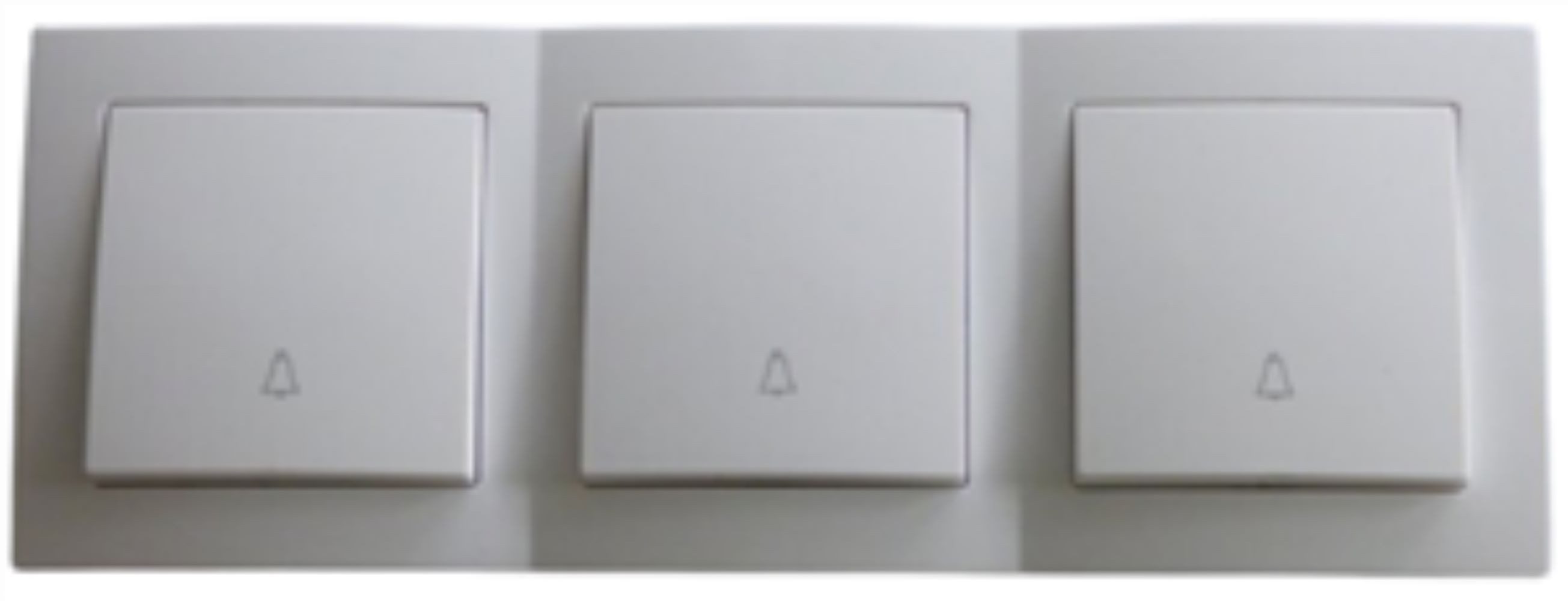 Lichtideen Переключатель 7789 Levina Kunststoff 3 x Taster weiß 250 Volt 10 Ampere (Taster, Переключатель, Anennendose, Steckdose mit USB lieferbar)
