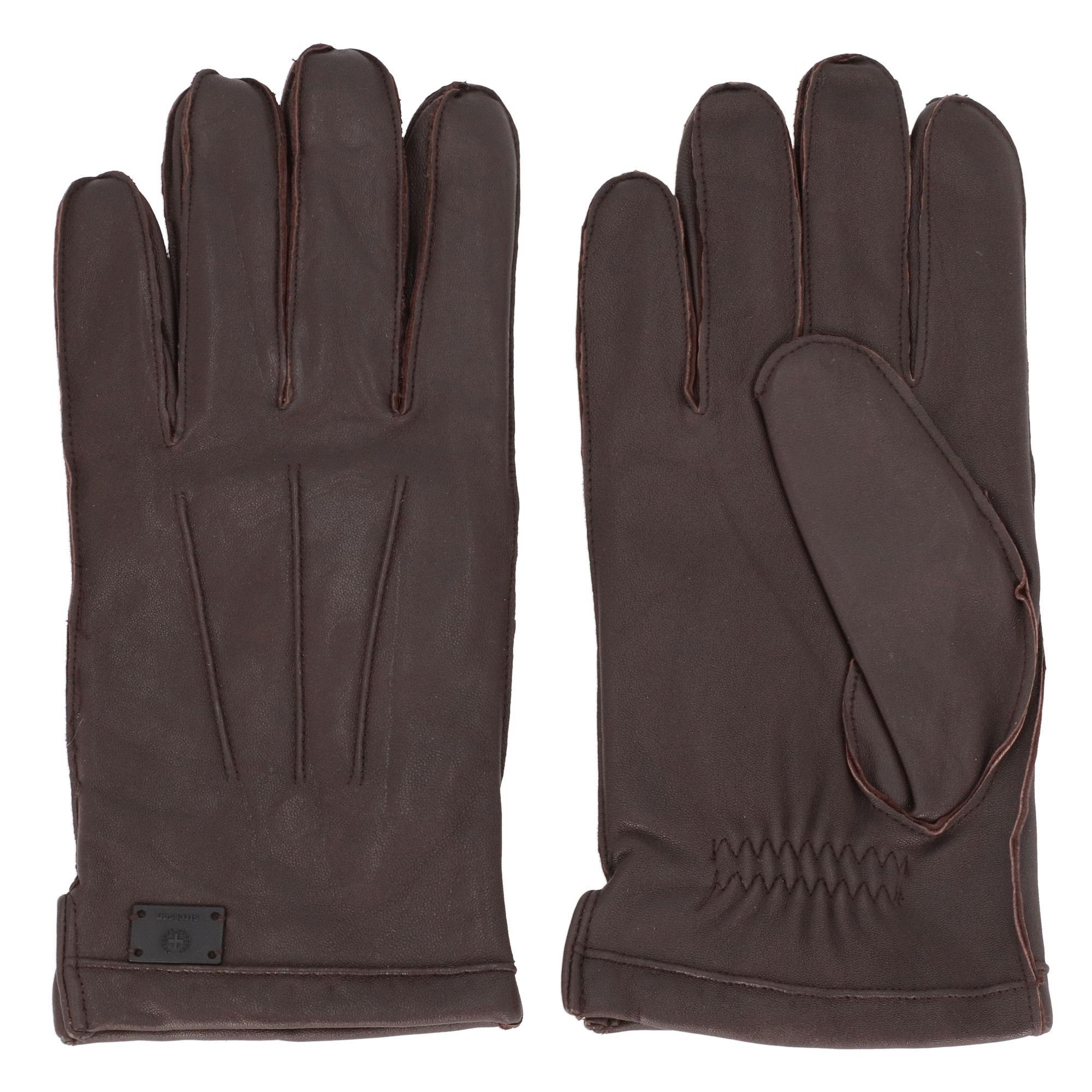 Strellson Lederhandschuhe dark brown | Handschuhe