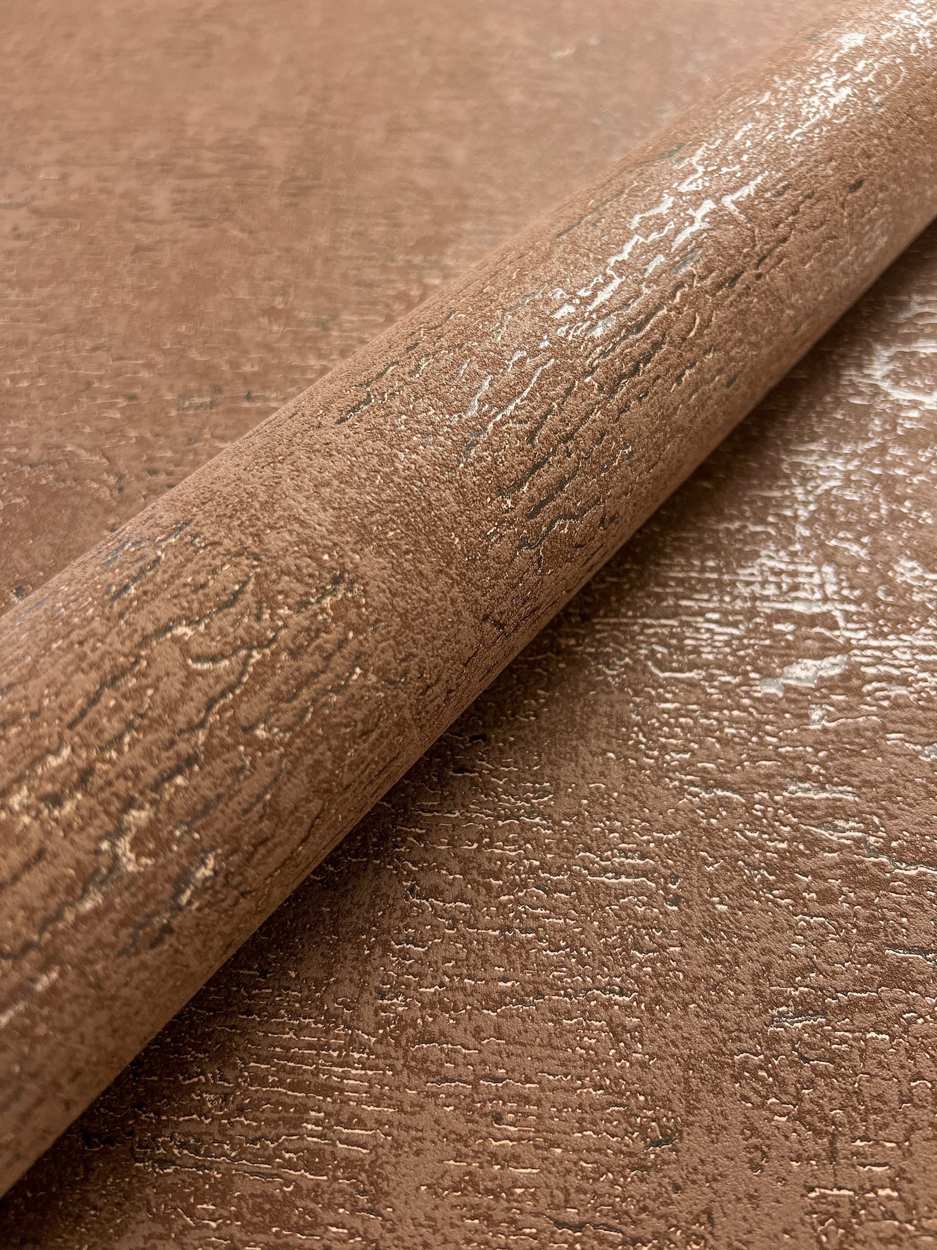 Newroom Vliestapete, Bronze Tapete Modern Unifarbe günstig online kaufen