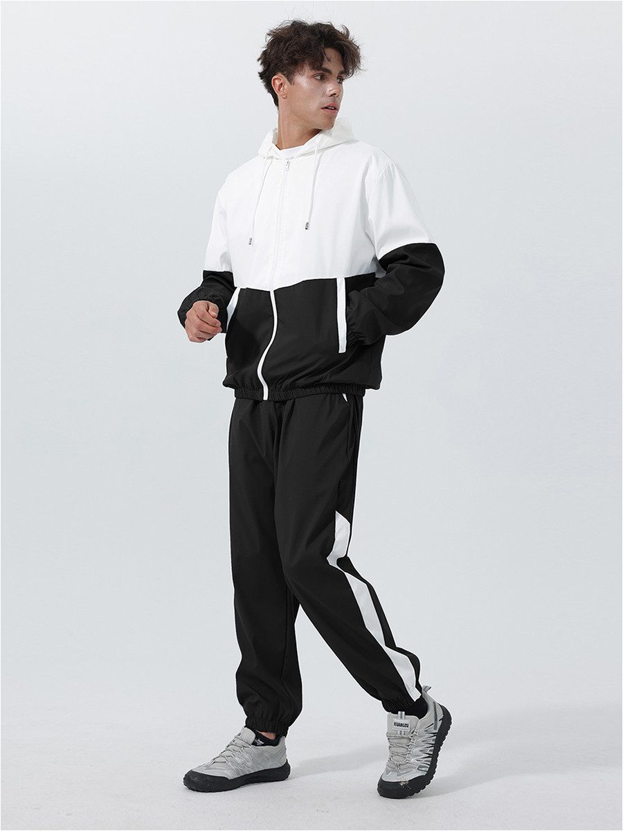 YOUTHUP Sportanzug, Herren Colorblock-Trainingsanzug für Frühling günstig online kaufen