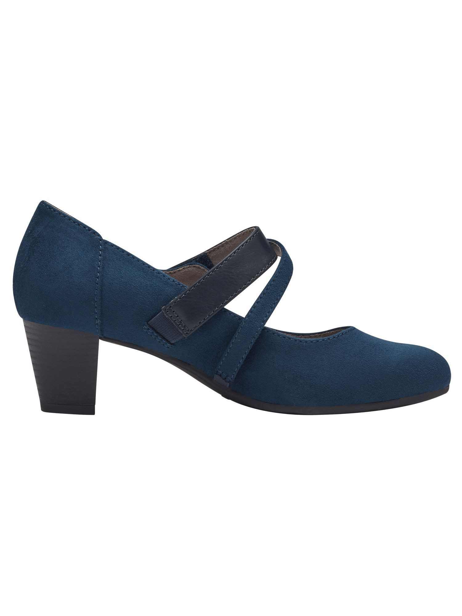 Jana Vegan, Mehrweite mit Blockabsatz Blockabsatz Sneaker Vegan
