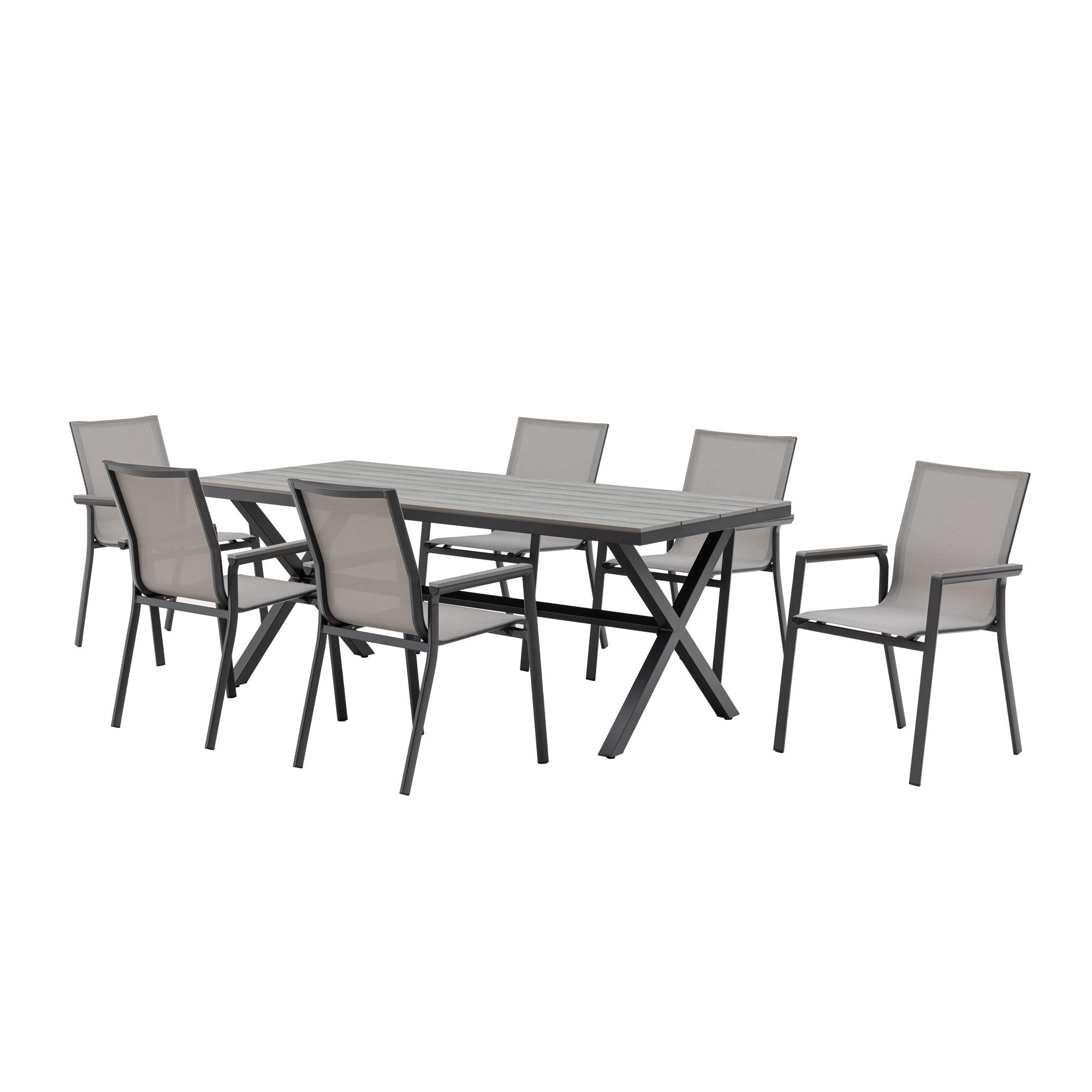MANDALIKA Garden Gartenlounge-Set 7 tlg. Essgruppe günstig online kaufen