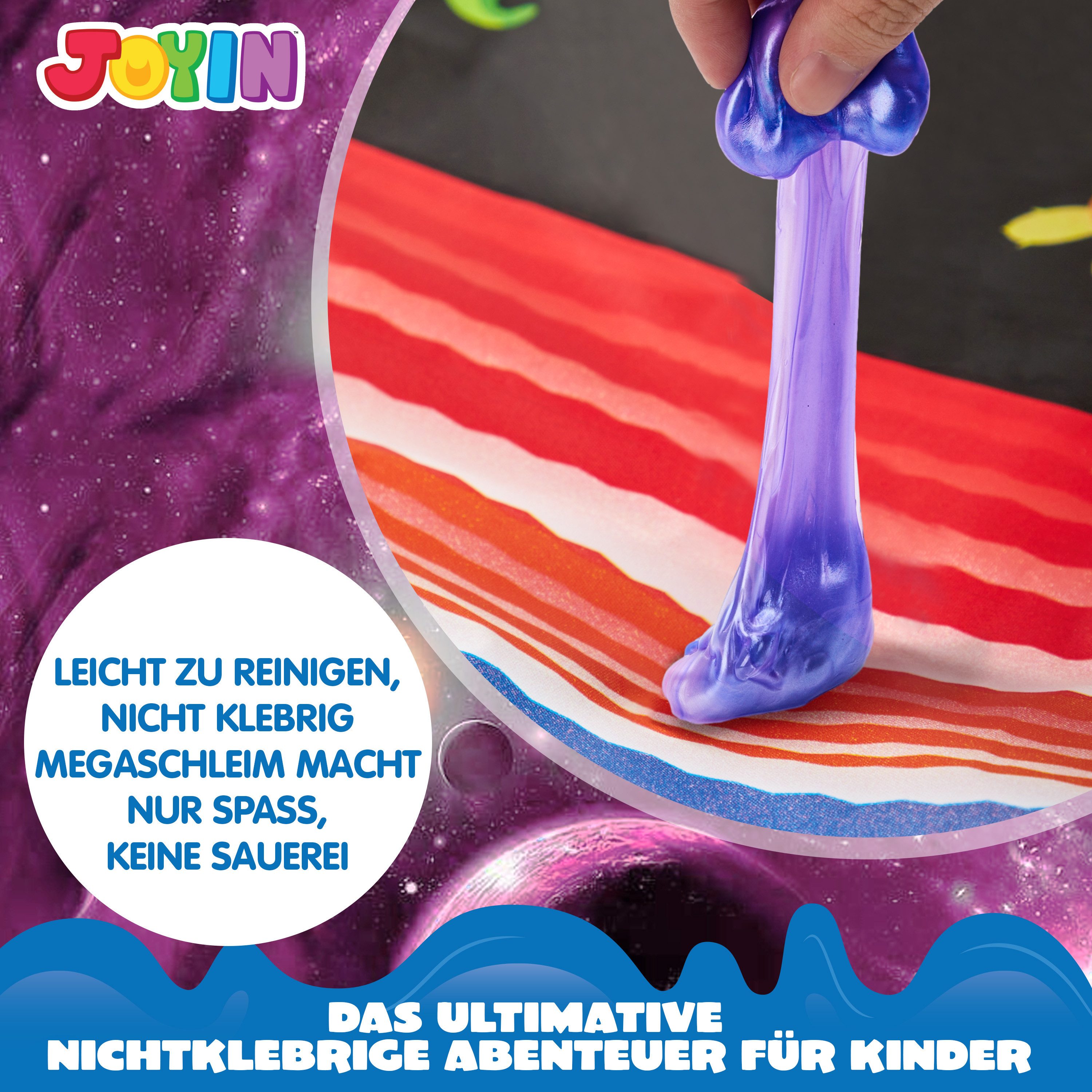 JOYIN Knete JOYIN 24 Pack Slime Kit(Rosa), Galaxy Slime Ball Slime Set