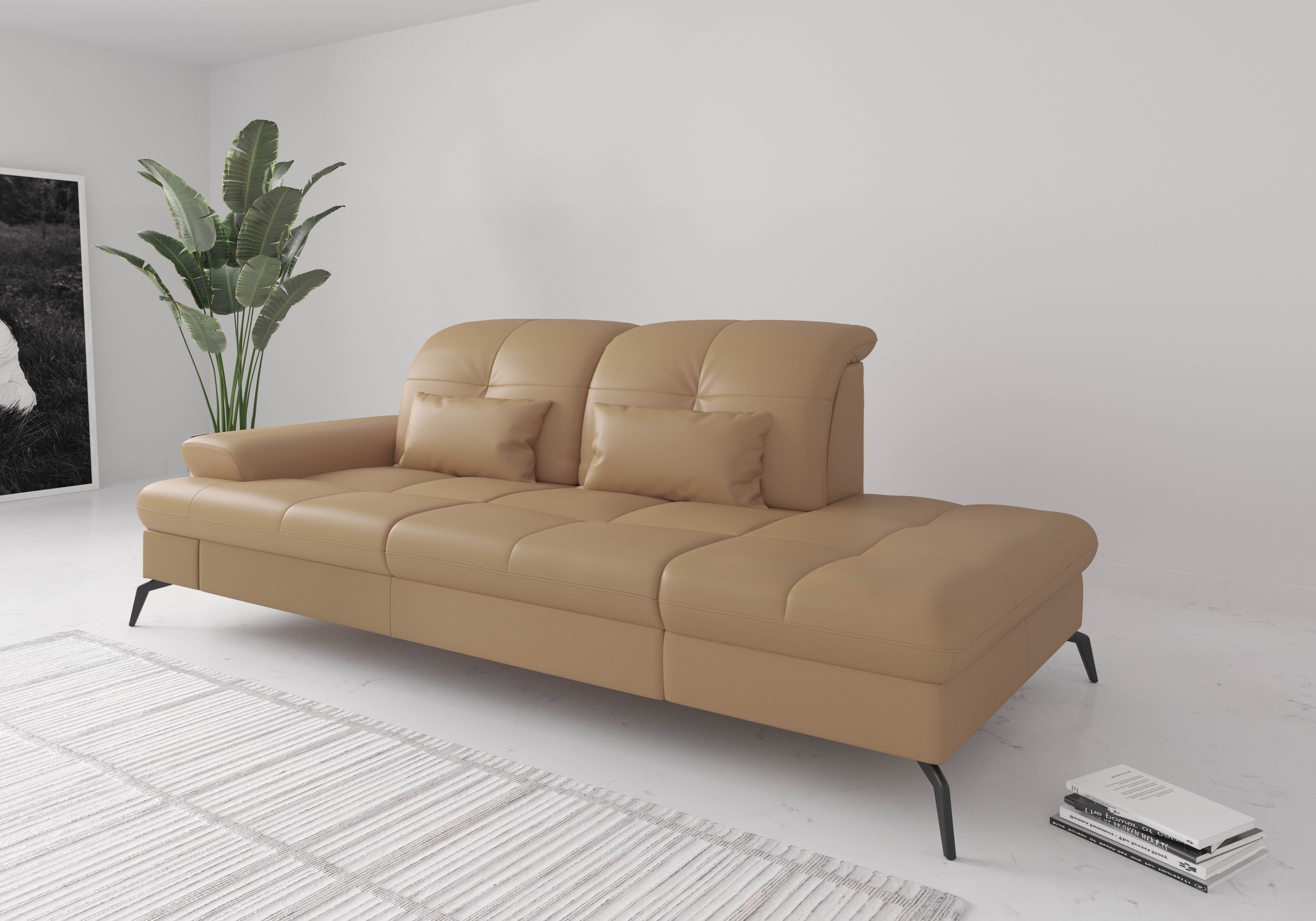 sit&more Recamiere Amica, inkl. Sitztiefenverstellung und Armteilverstellung, wahlweise mit Kopfteilverstellung und Stauraum