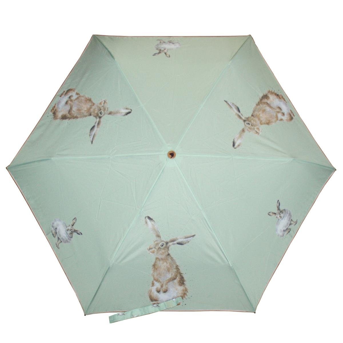 Wrendale Taschenregenschirm Wrendale Designs Taschen-Regenschirm Hase und Kaninchen