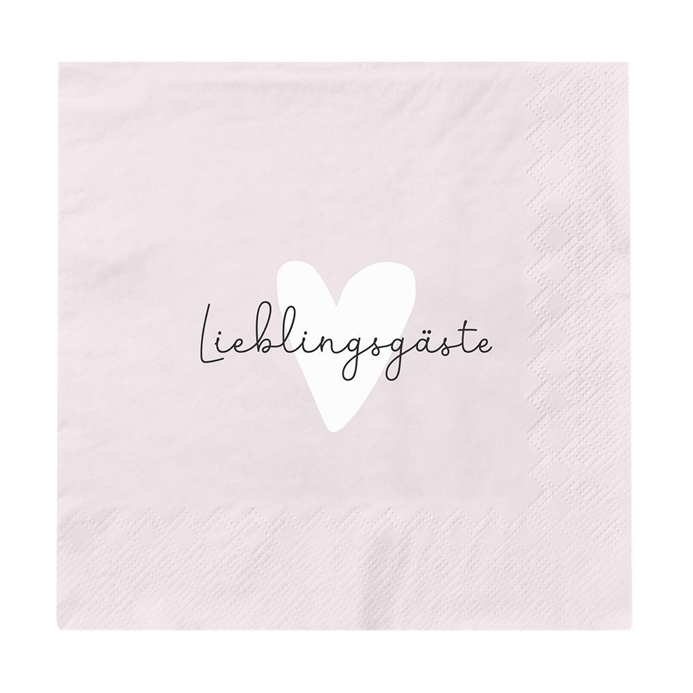 Grafik Werkstatt Papierserviette Grafik-Werkstatt Cocktail-Servietten, Farben auf Wasserbasis, Chlorfrei gebleichtes Papier