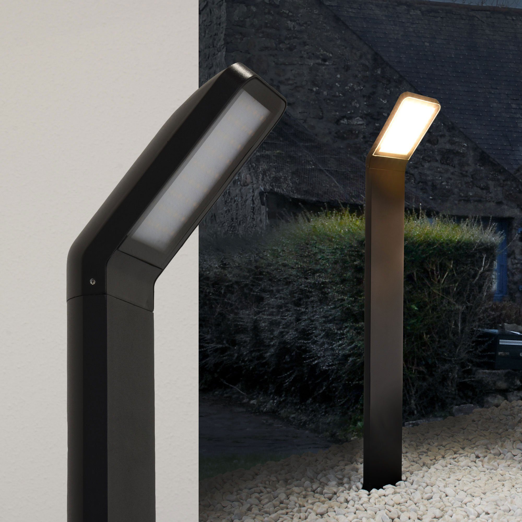 Maxkomfort Außen-Stehlampe 337-800, ohne Bewegungsmelder, LED fest integrie günstig online kaufen