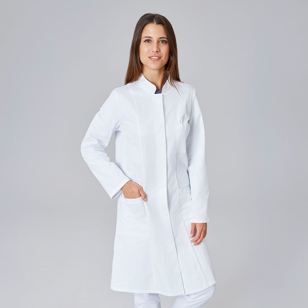 Exner Fashion GmbH Arztkittel Labormantel Damenmantel Ärztin Kittel Stehkragen