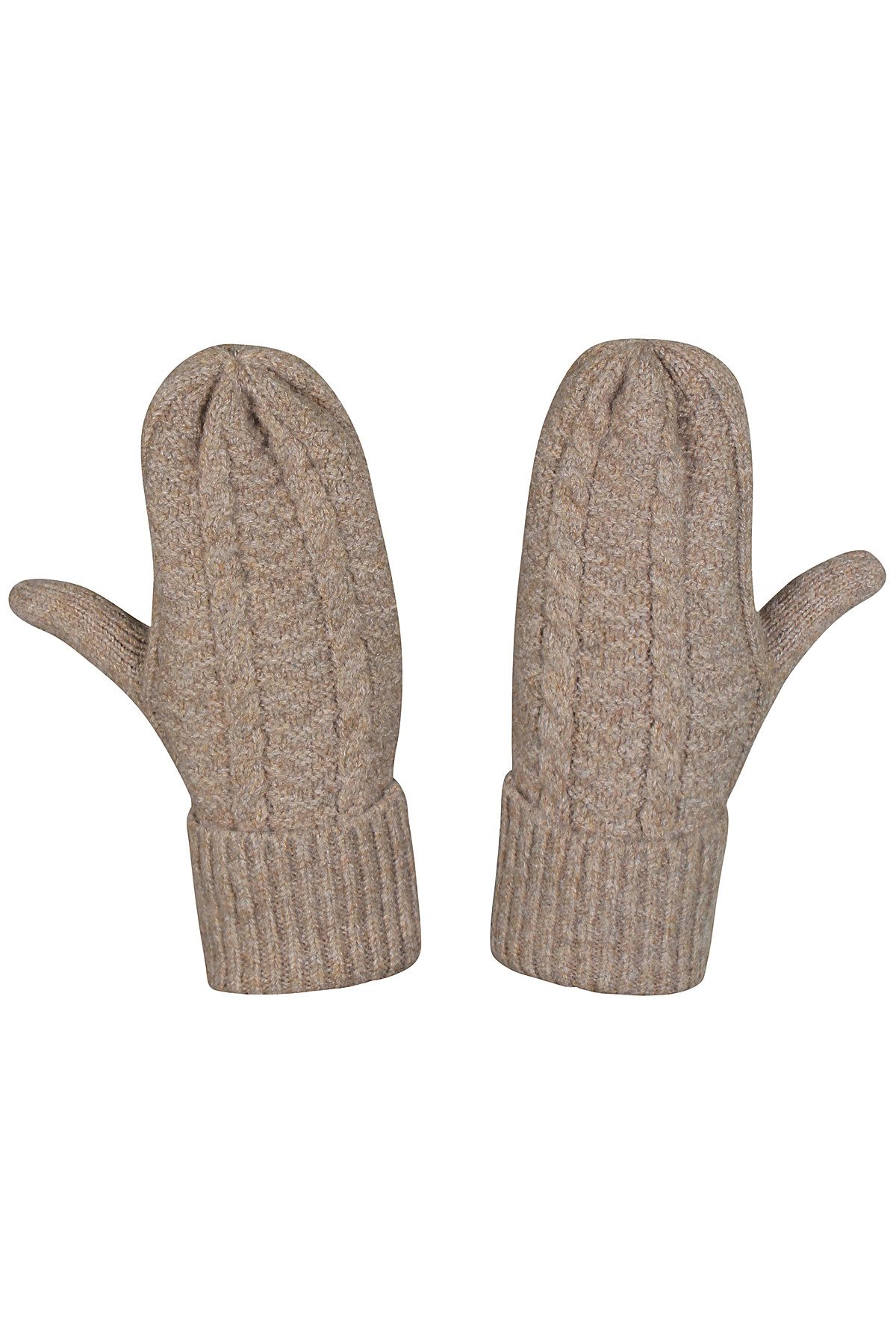 ZE-ZE Nordic Fäustlinge Fäustlinge beige melange