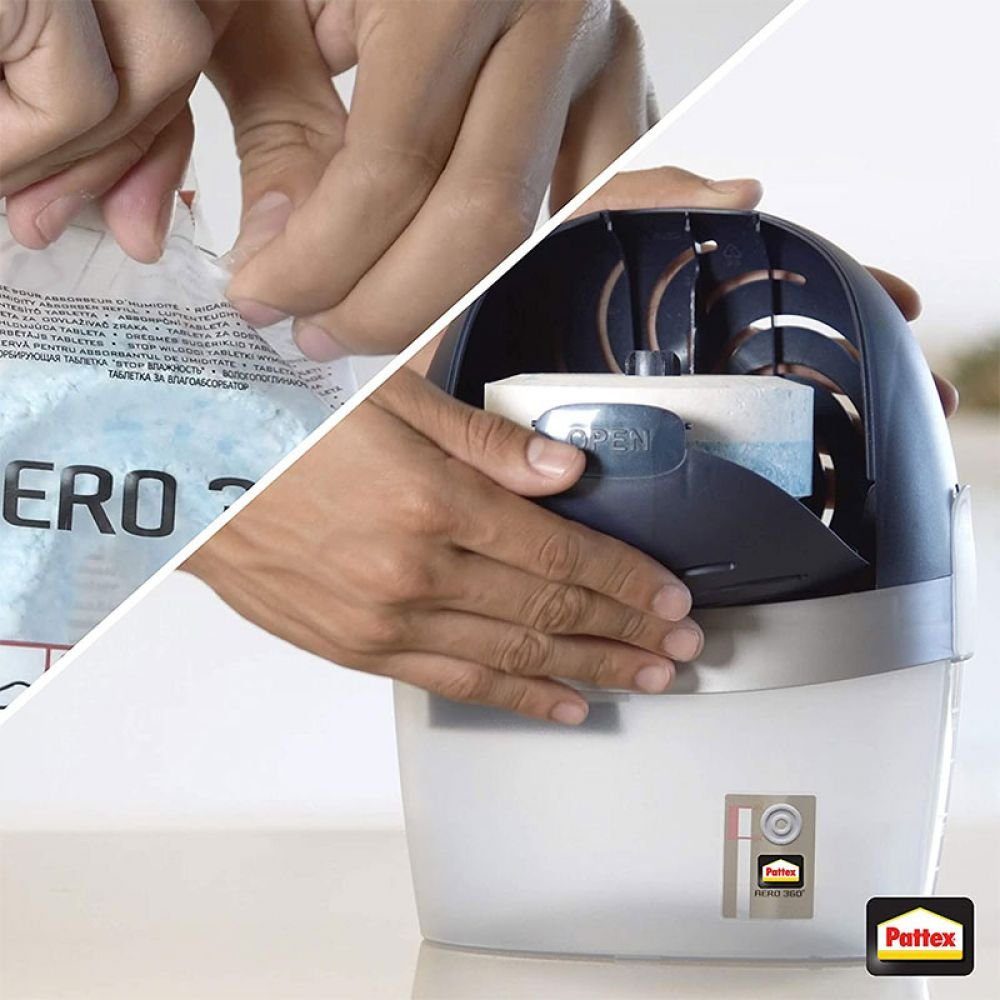 Pattex Luftbefeuchter Pattex Nachfülltabs für Aero 360 Luftentfeuchter 4x450g