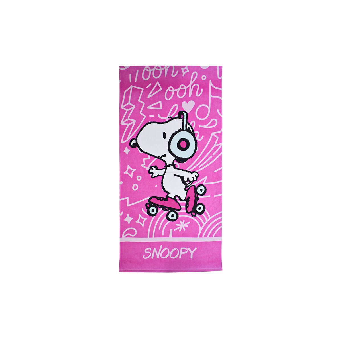 Snoopy Badetücher Snoopy Strandtuch 70x140cm – Skate Design für Kinder, 100 günstig online kaufen