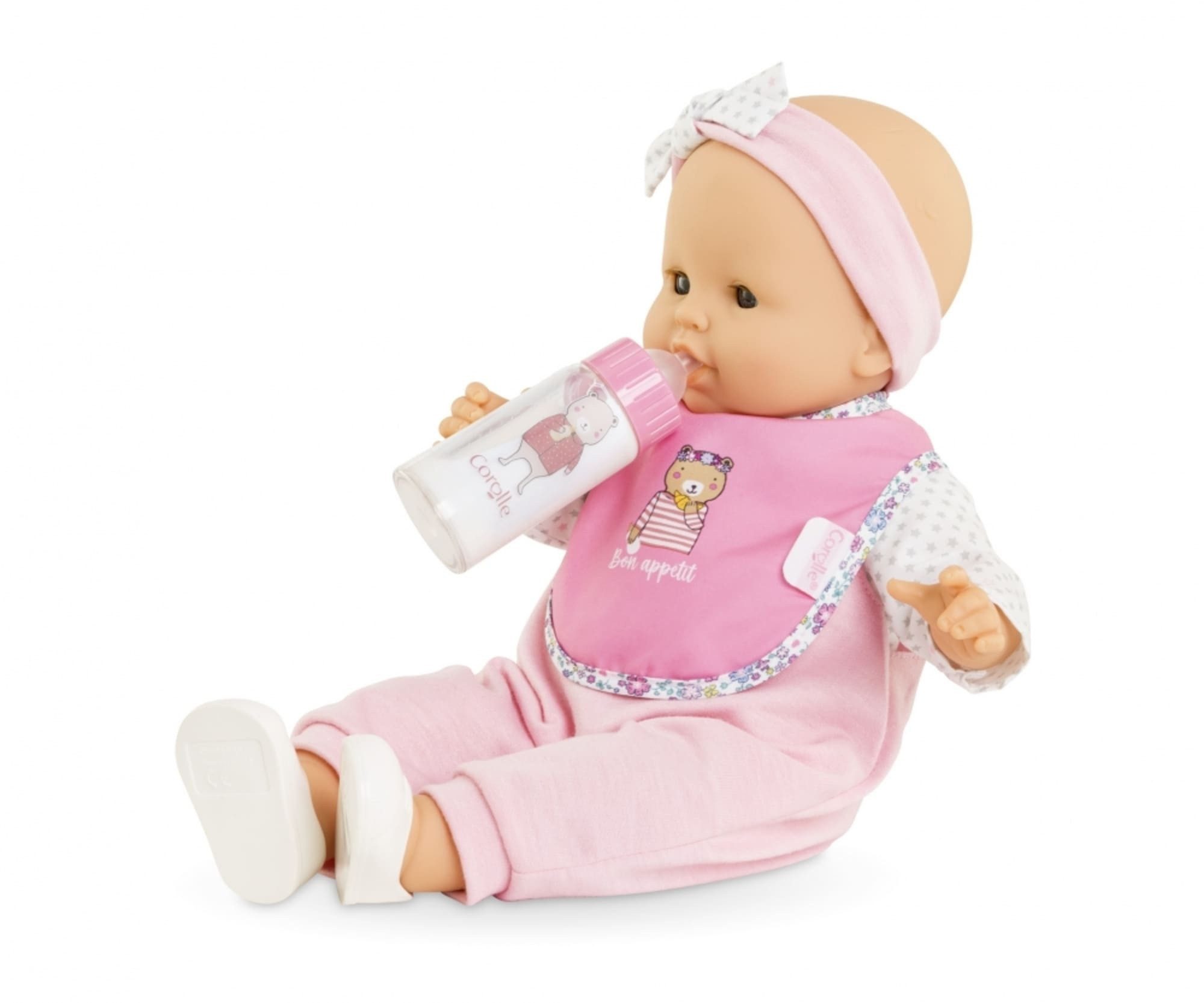 Corolle® Puppenkleidung Corolle Cor. MGP 36-42cm Lätzchen + Flasche