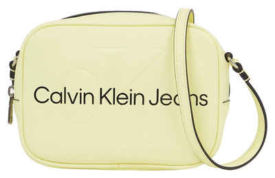 Calvin Klein Jeans Mini Bag SCULPTED CAMERA BAG18 MONO, mit großflächigem Markenlogo vorne Handtasche Damen Tasche Damen