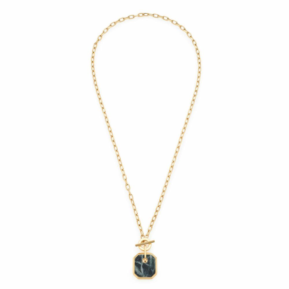 Leonardo Jewels Milanese Halskette – Statement-Collier Aus Edelstahl Gold, Brickwork-Design