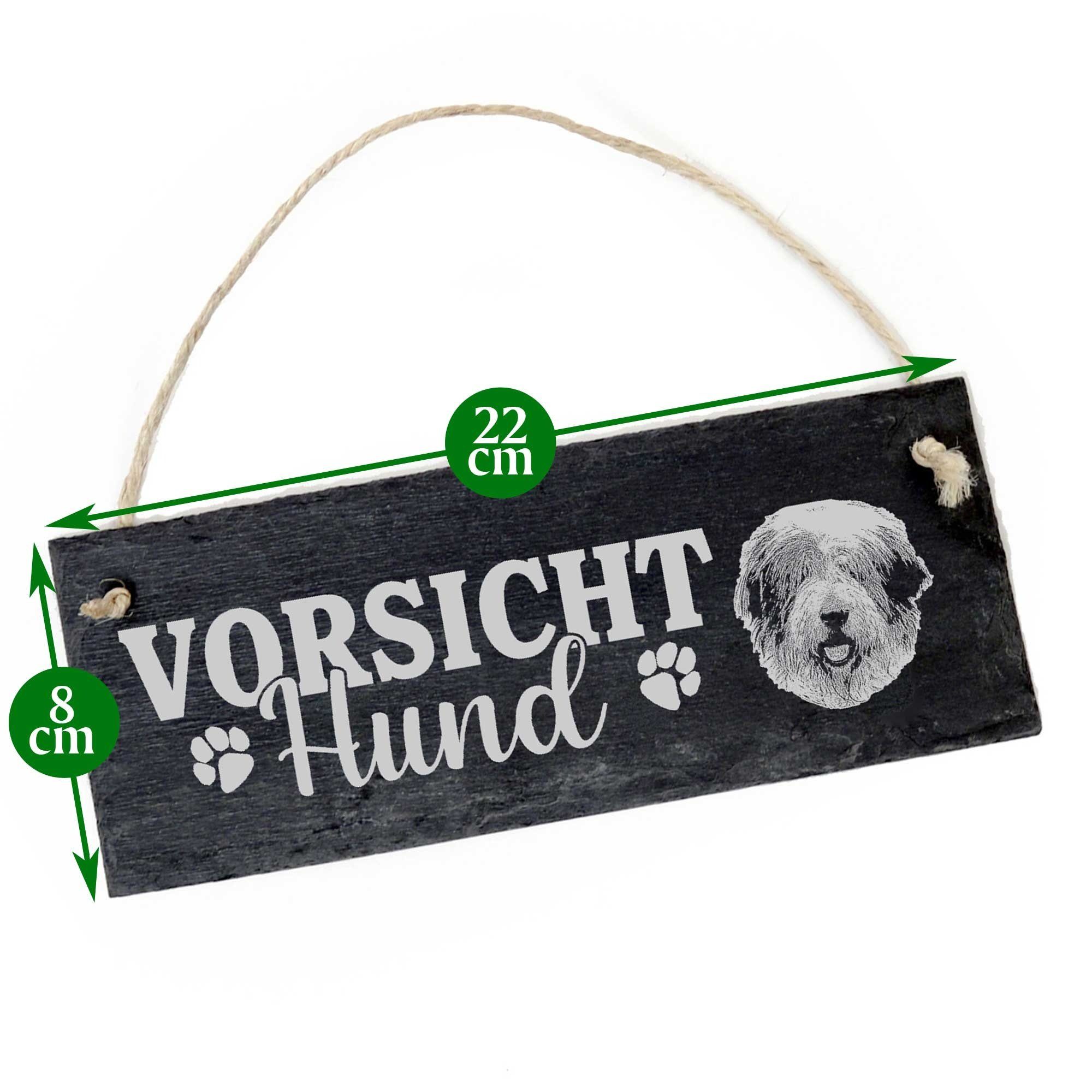 Vorsicht 22x8cm Ciob?nesc MioriticSchild Hund Românesc Dekolando Hängedekoration