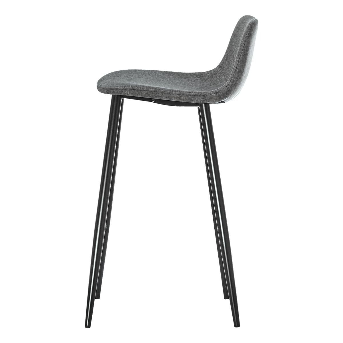 PAPERFLOW Barhocker Must (2 St., 2er-Set), Tresenhocker mit Fußstütze, gepolstert, Sitzhöhe 73 cm