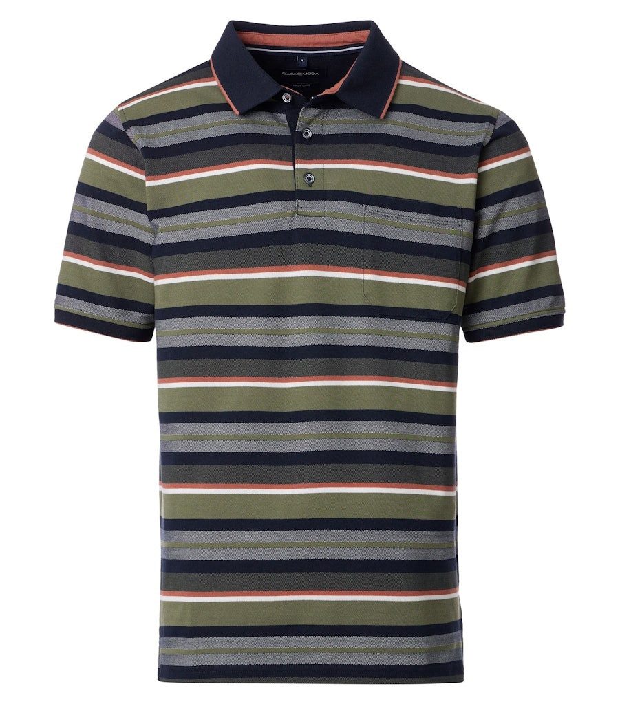 CASAMODA Poloshirt Polo,Knopf,Stehkr.,Tasche günstig online kaufen