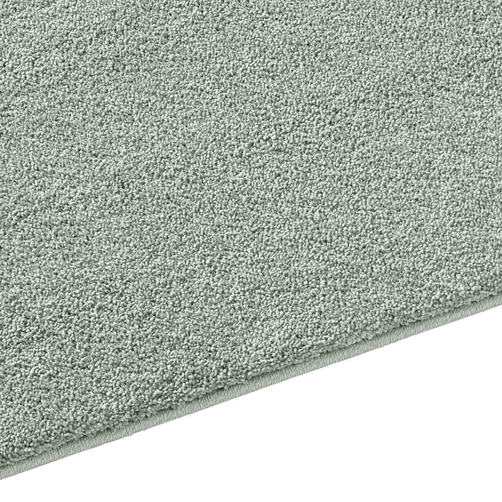 080X150 uni Teppich Höhe: Esszimmer Wohnzimmer mint 9 mm, Kinderzimmer Kurzflor-Frisee-Teppich Uni, TaraCarpet, Madrid Schlafzimmer rechteckig,