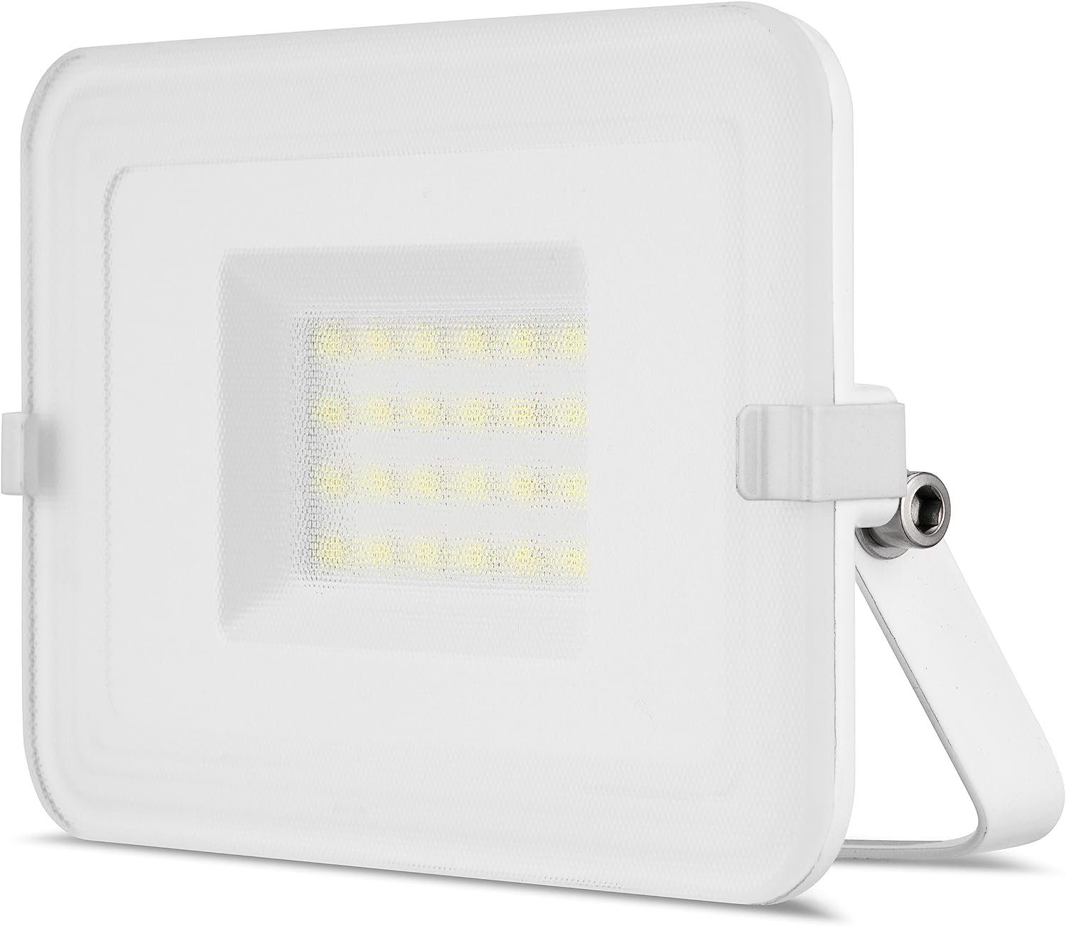 REV LED Flutlichtstrahler Mirano, LED fest integriert, Tageslichtweiß, 10W,  IP65