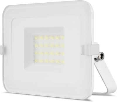 REV LED Flutlichtstrahler Mirano, LED fest integriert, Tageslichtweiß, kompakt, 20W, IP65
