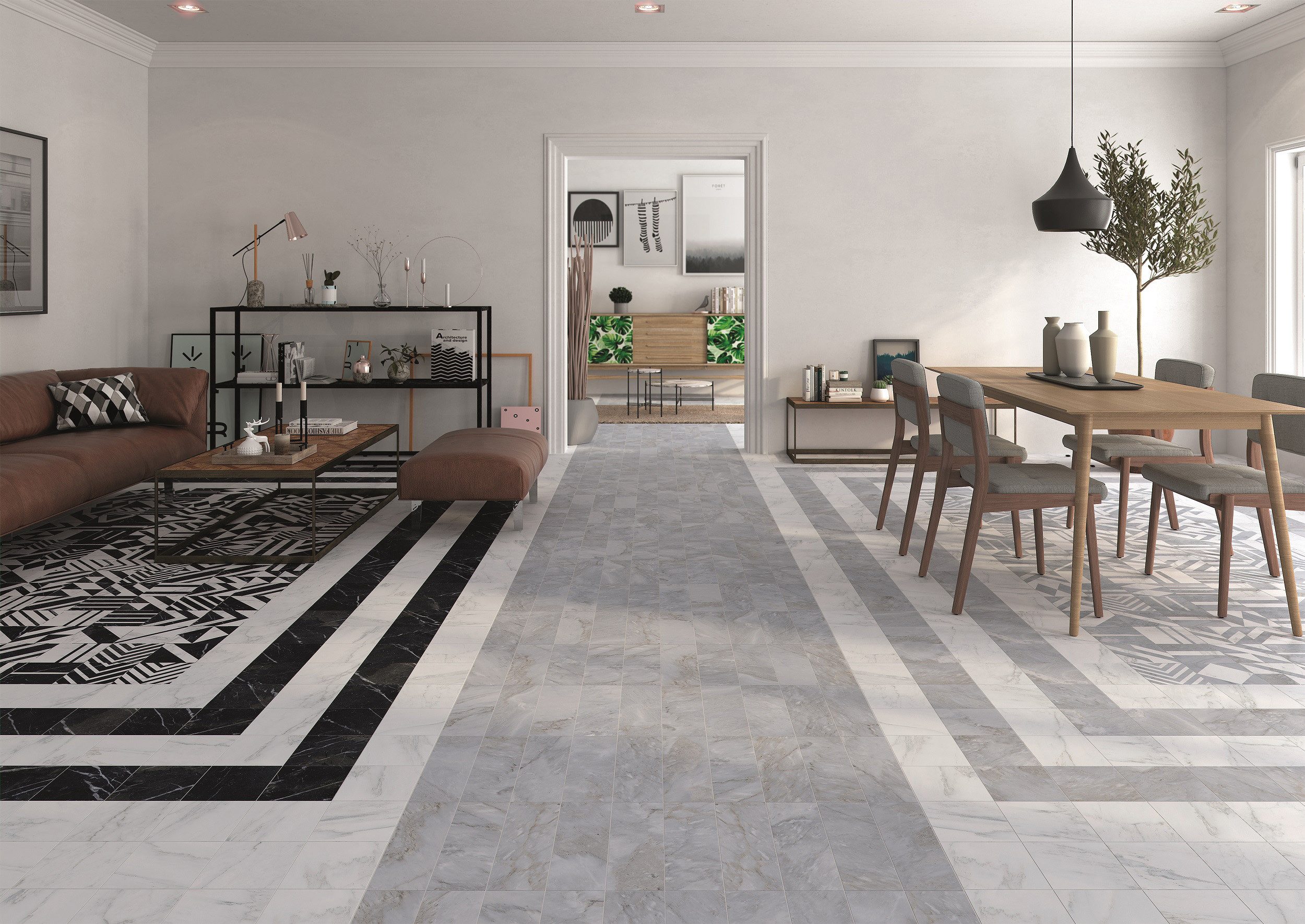 BOXTEC Bodenfliese MARBLE VERSA 16.5 x 16.5 Feinsteinzeug Wand- und Bodenfliese, Feinsteinzeug 16.5x16.5, Grau