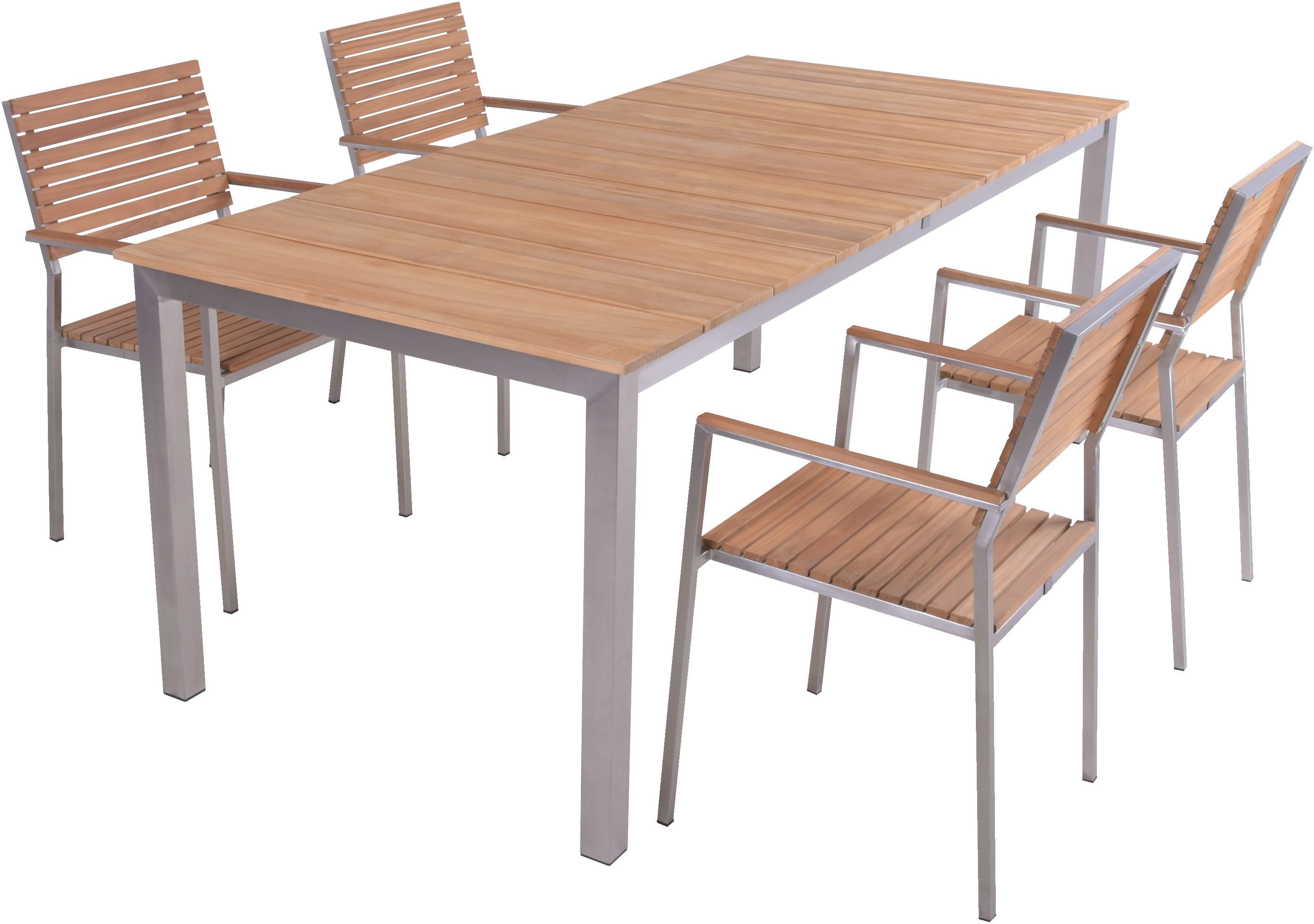 Garden Pleasure Garten-Essgruppe DALLAS/DENVER Set 07, (5-tlg)