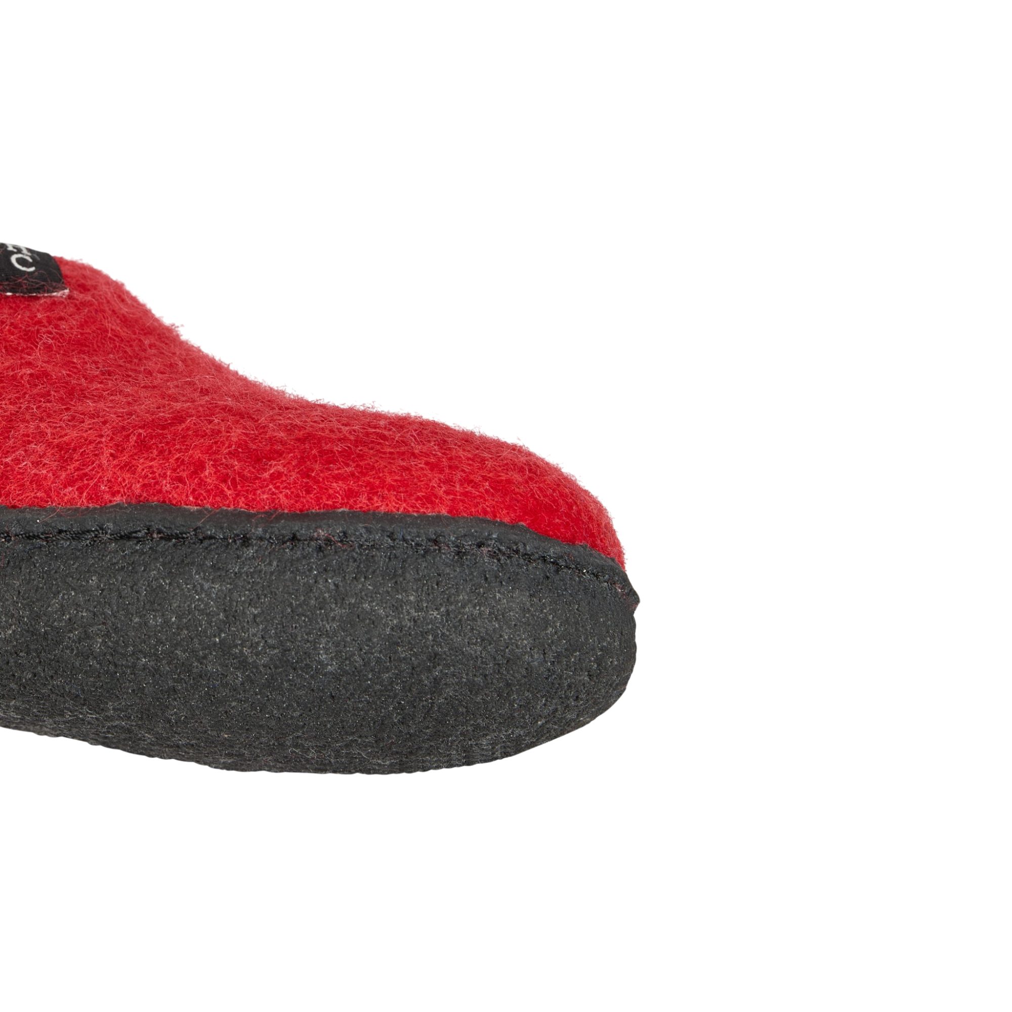 THC Natural Line THC Pantoffel Slipper rot Pantoffel (1 Paar, 1 Paar) 100% Schurwolle – Bild 4 von 5