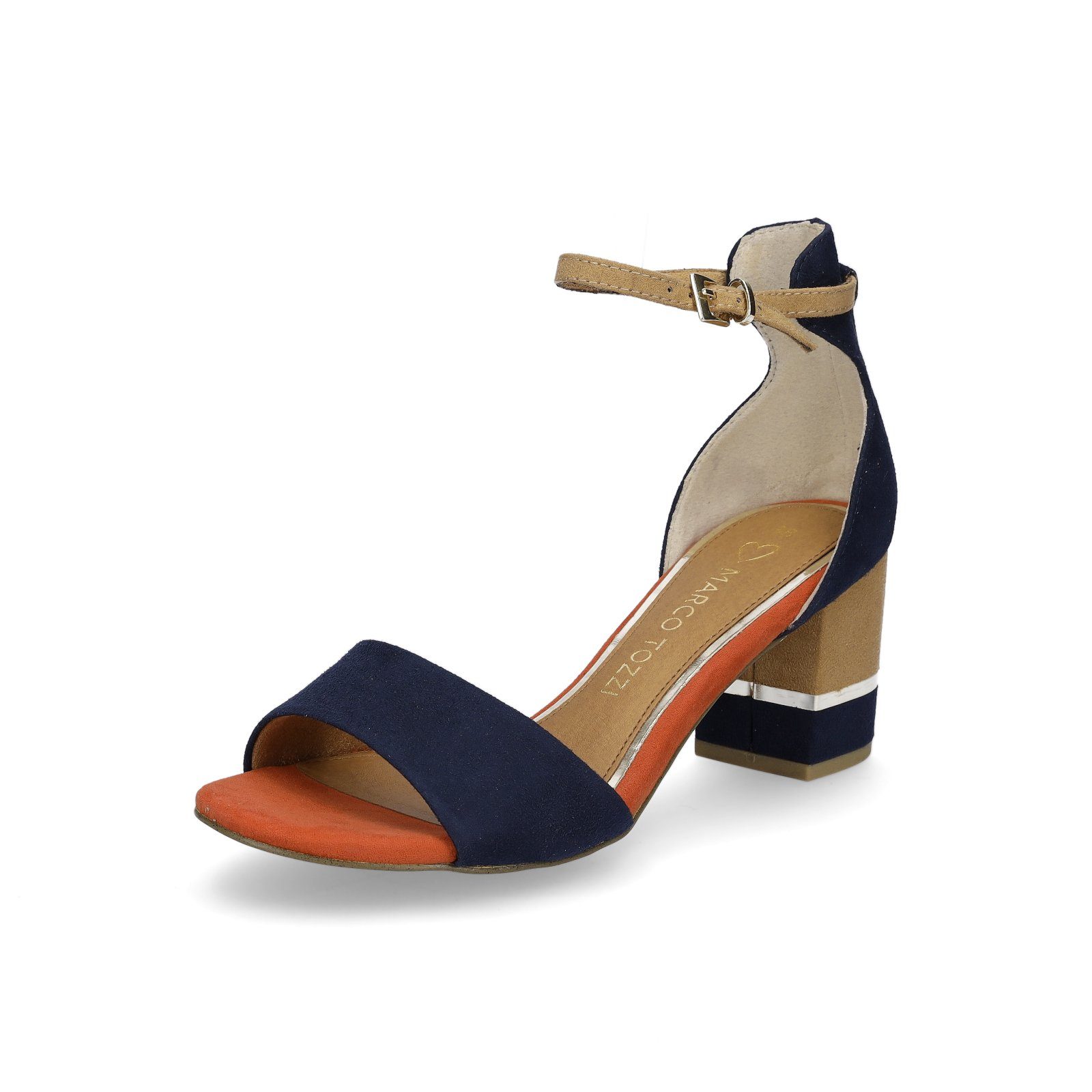 MARCO TOZZI Damen Pantolette Mit Keilabsatz - Bequeme Ledersandale Für Beruf & Freizeit