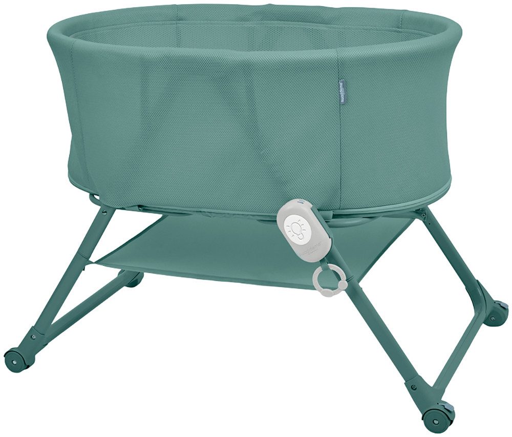 ingenuity Baby-Reisebett Snooze & Stow™ Easy-Folding Bassinet, grün, faltbar