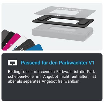 Parkwächter elektronische Parkscheibe Parkwächter V1 Rahmen-Halterung mit Klebepads für V1 Zubehör Set