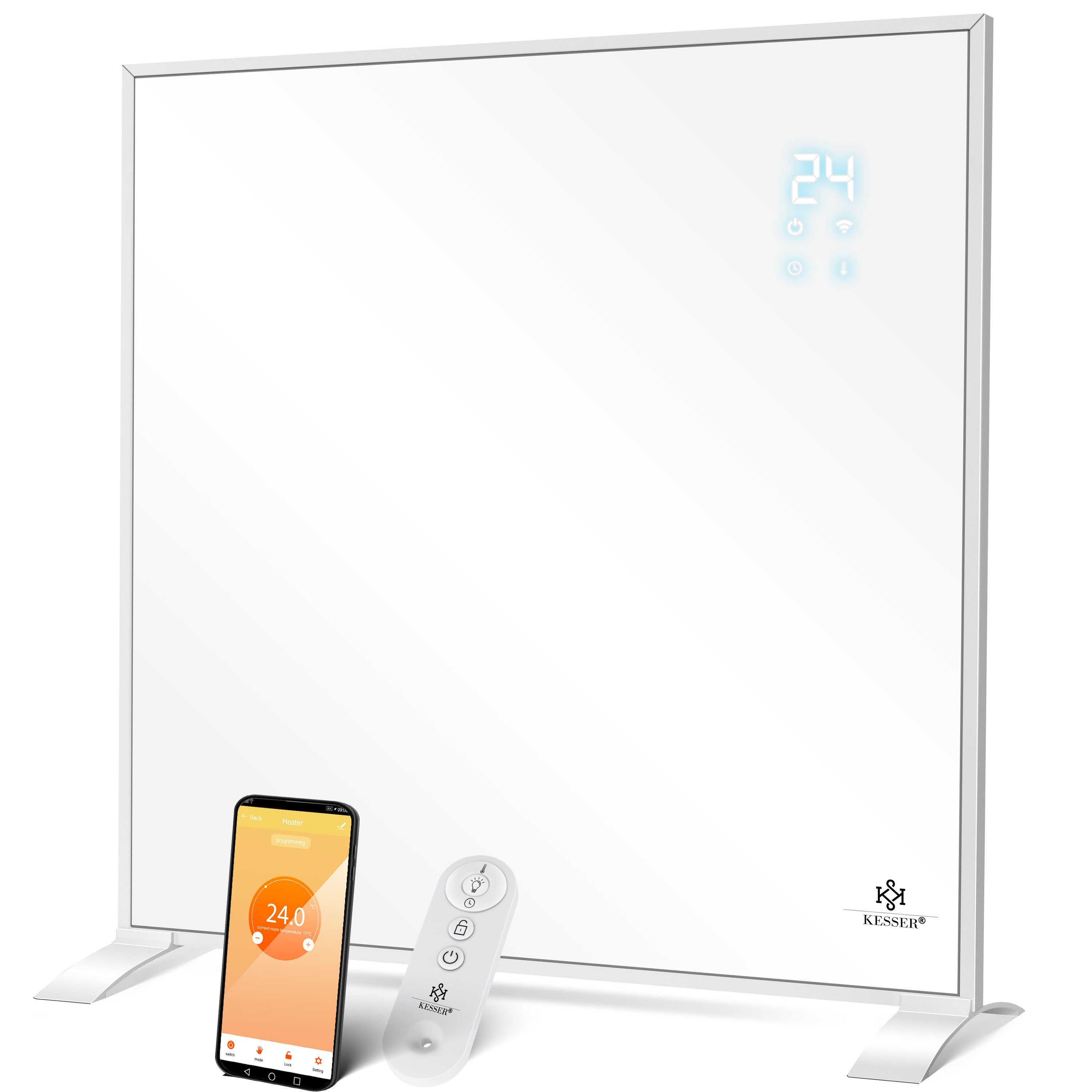 KESSER Infrarotheizung, Energiesparend Infrarot Standgerät & Wandmontage Elektroheizung