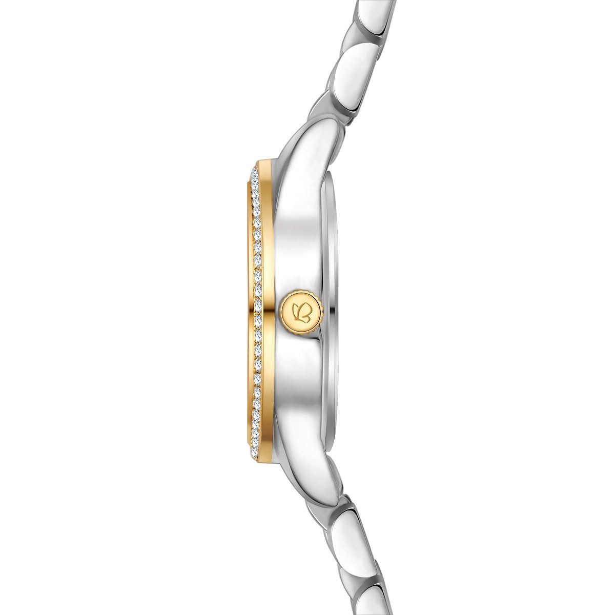 Glanzstücke München Quarzuhr silber/gelbgold