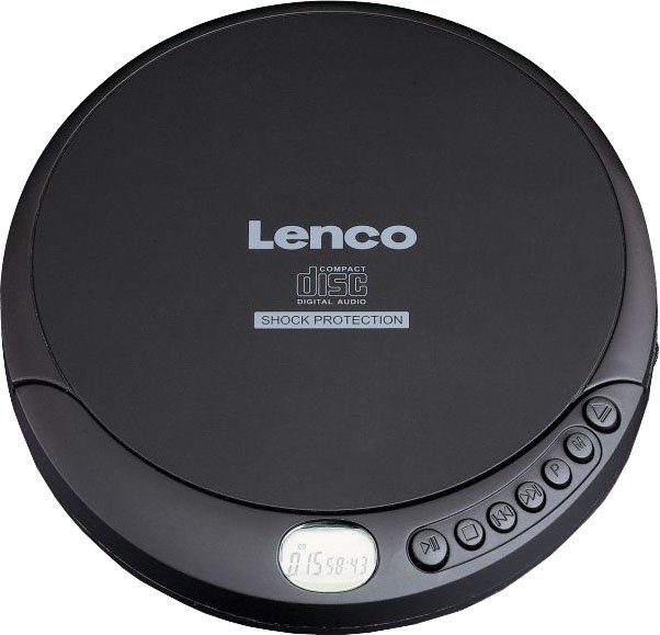 Schwarz CD-Player CD-200 Lenco (Anti-Schock-Funktion)