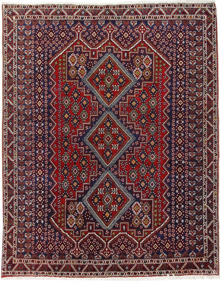 Orientteppich Afshar 157x201 Handgeknüpfter Orientteppich / Perserteppich, Nain Trading, rechteckig, Höhe: 10 mm