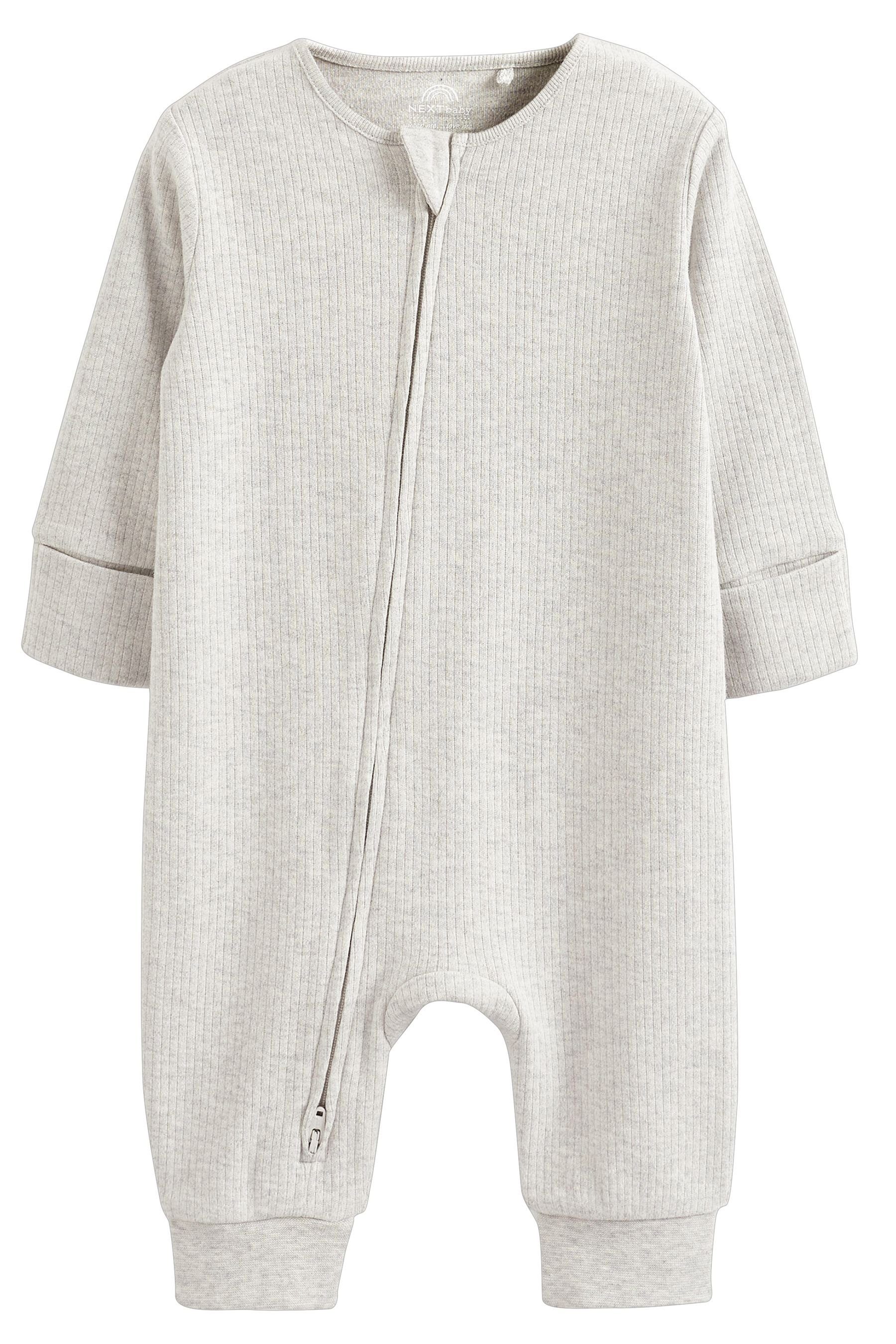 Next Schlafoverall 3er-Pack fußlose Baby-Schlafanzüge mit 2-Wege-RV (3-tlg)