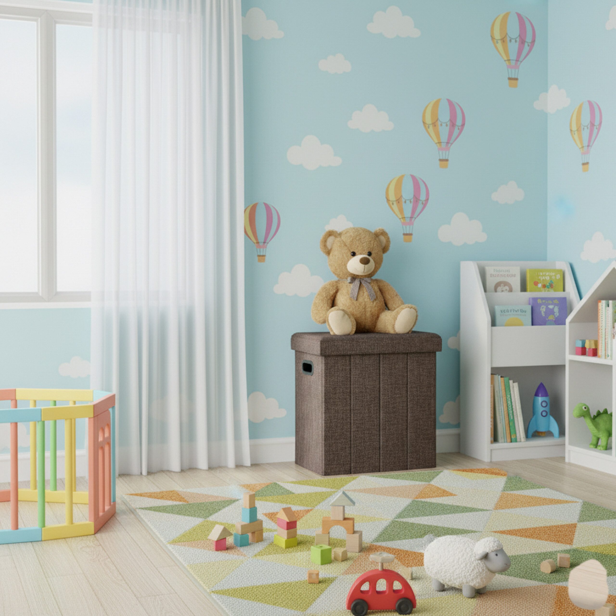 relaxdays Sitzhocker Faltbarer Sitzhocker, braun