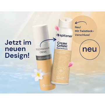 Spitzner Sauna-Aufgussset Spitzner Duschschaum Set "Du & Ich" 3x 150 ml Wellness-Dusche sanft