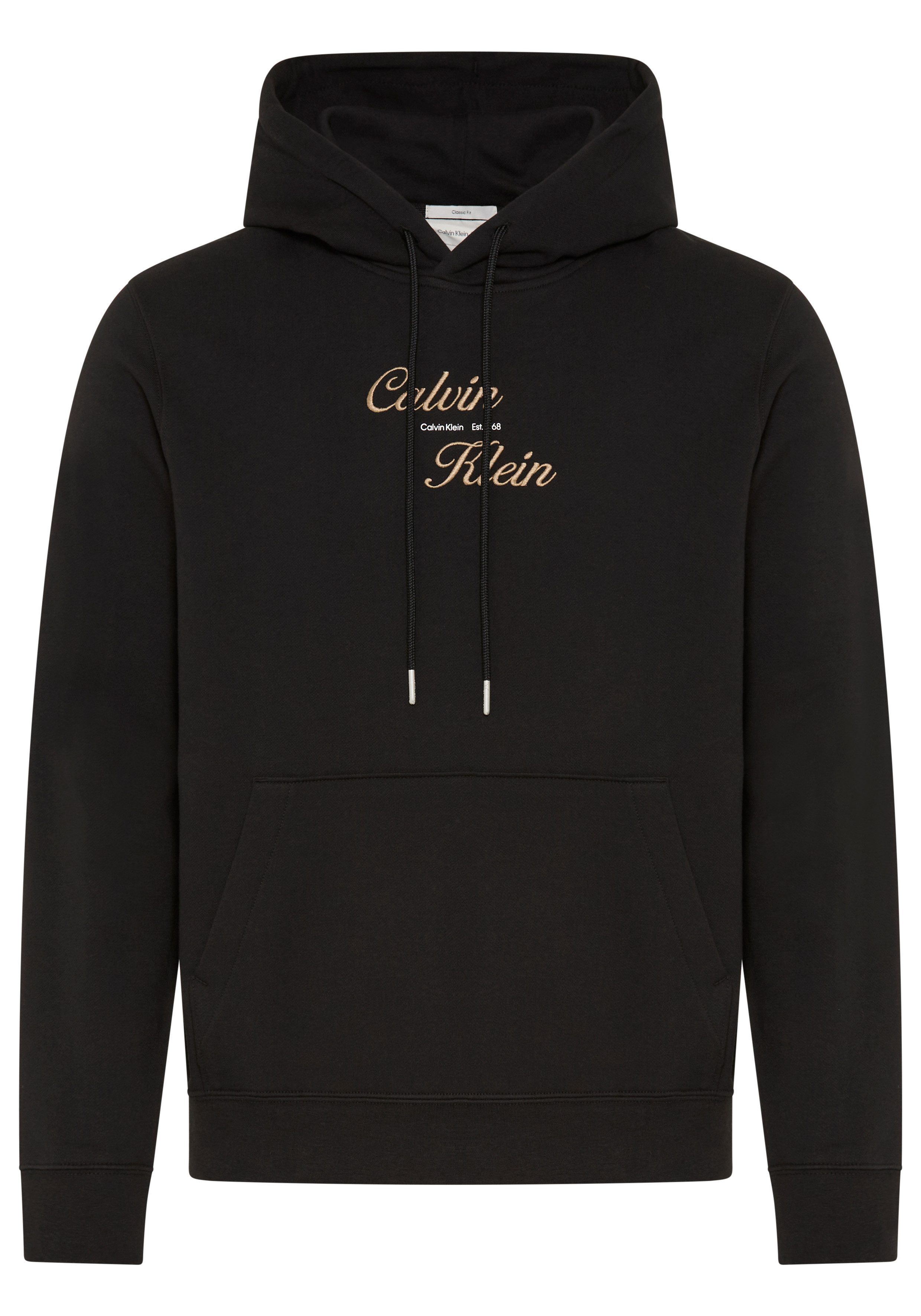 Calvin Klein Jeans Kapuzensweatshirt Stickerei, Regular Fit, reine Baumwolle