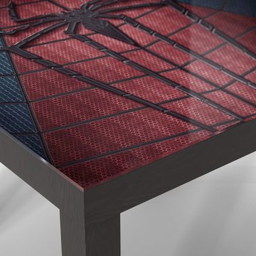 DEQORI Couchtisch 'Spider-Man Nahaufnahme', Glas Beistelltisch Glastisch modern