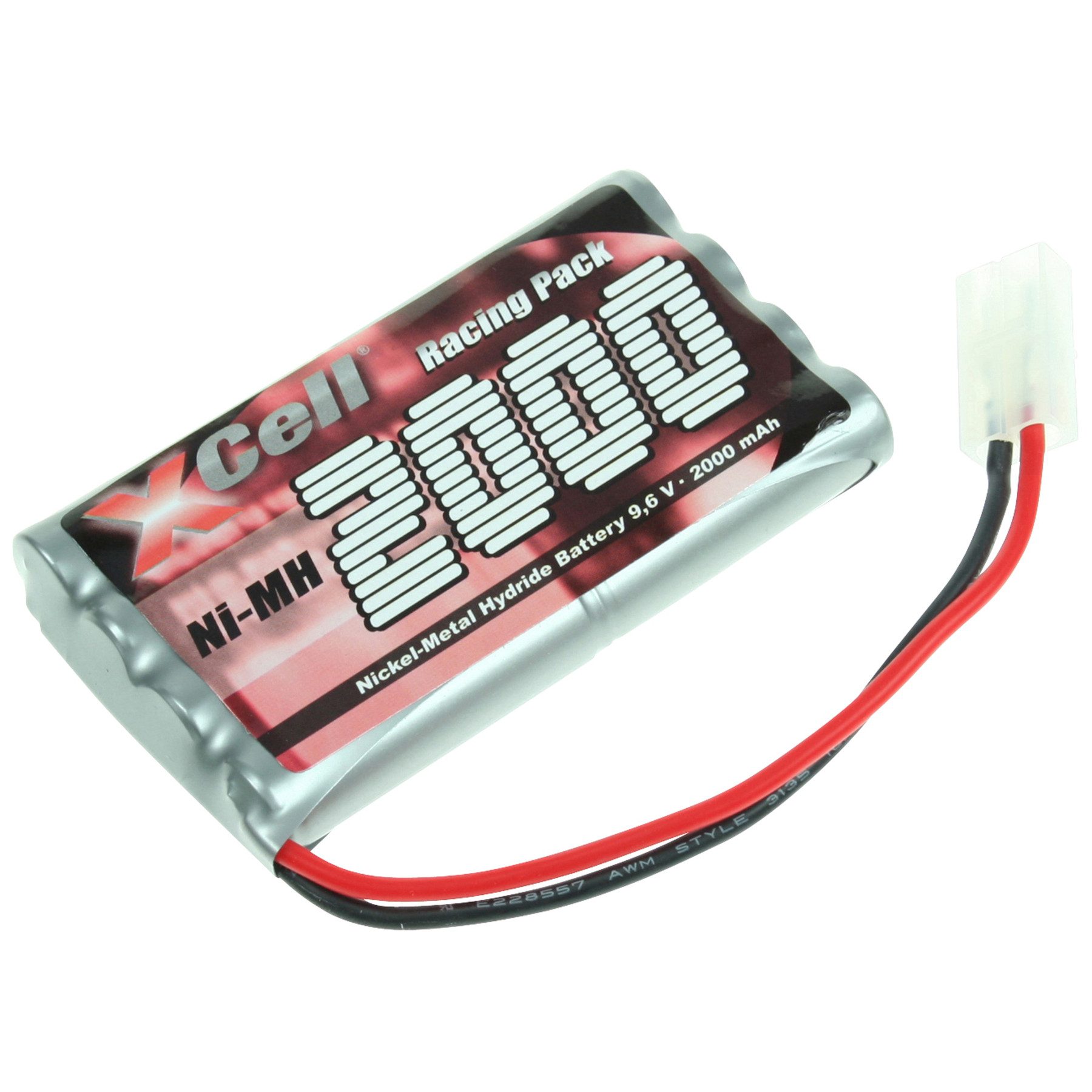 XCell XCELL Ni-MH Akku 127927 RC-Pack, 9,6 V, 2000mAh, L4x2 Akkupacks