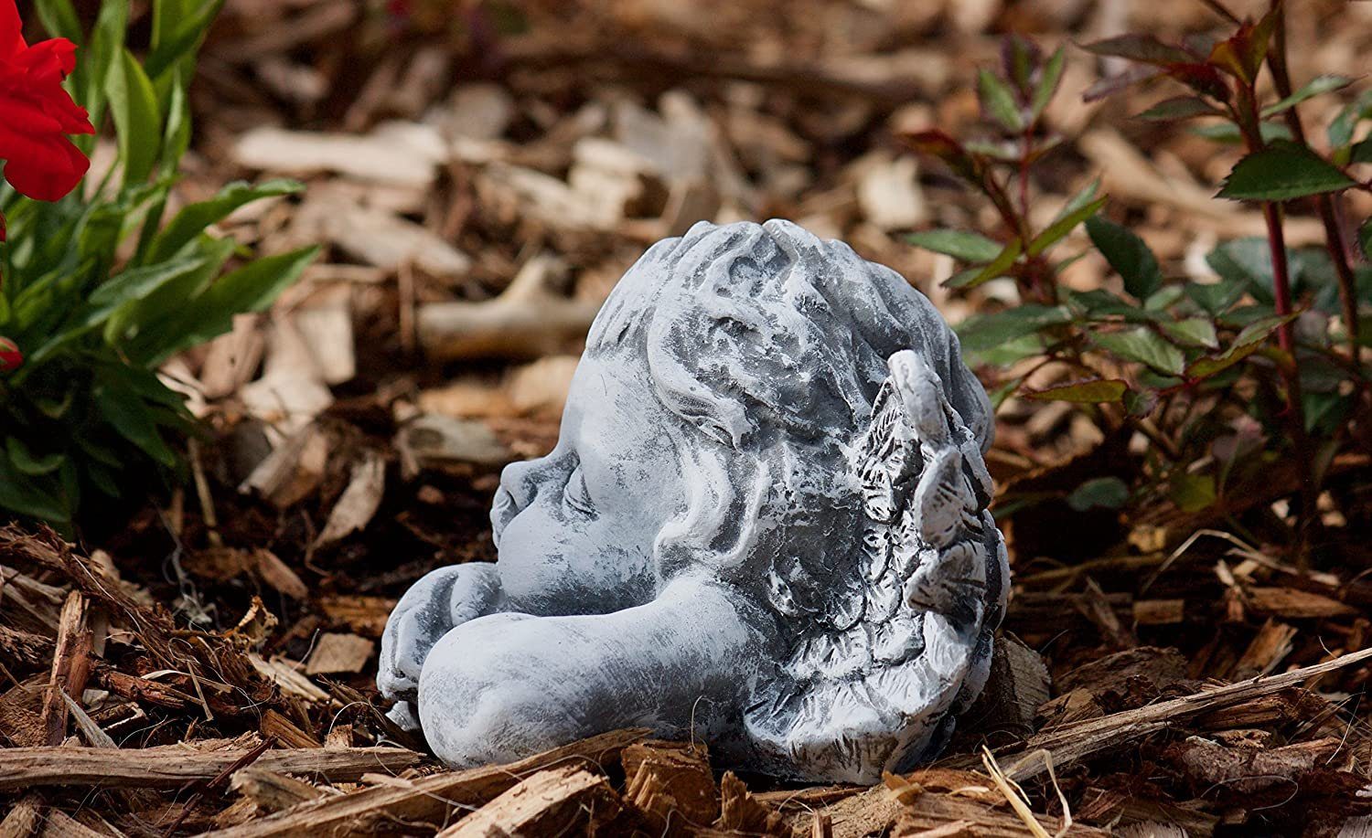 Büste, massiver Frost- Steinguss, Style Stone and wetterfest und Steinfigur Engelfigur Engel