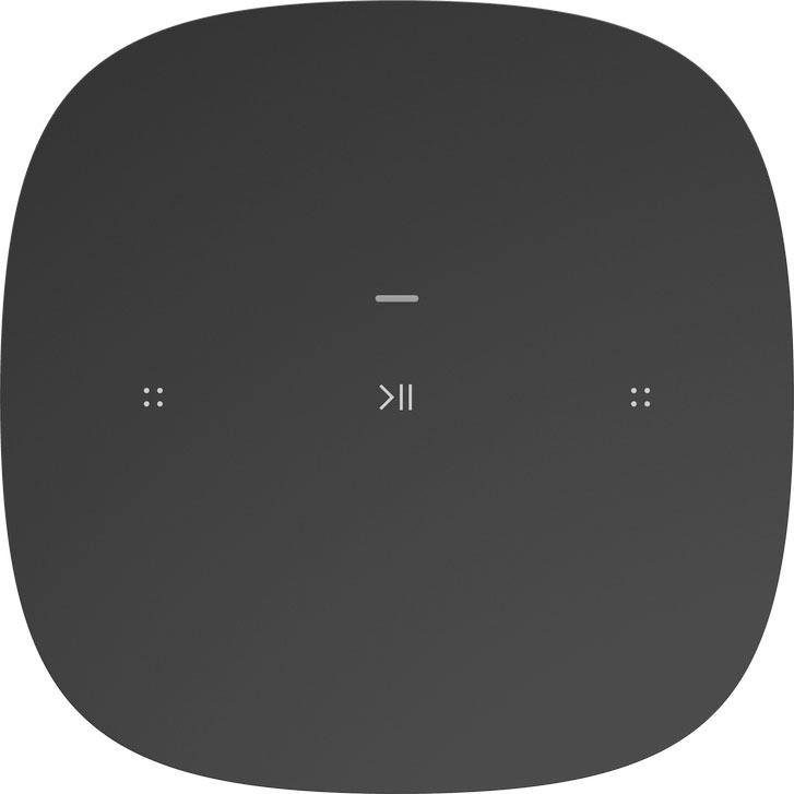 Sonos One (WiFi) WLAN (LAN SL (Ethernet), schwarz Speaker Smart