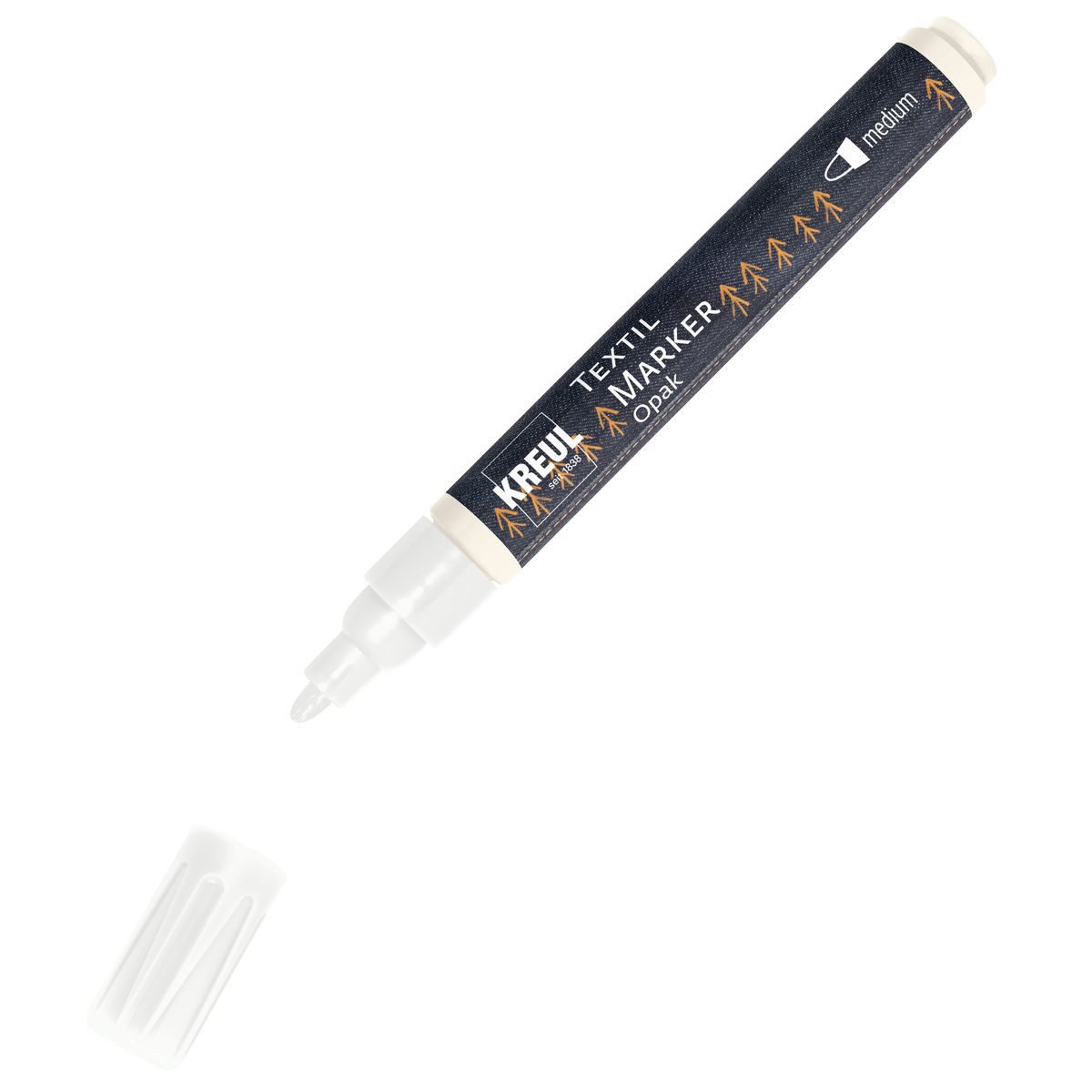 Textilmarker KREUL Textilmarker Opak medium weiß