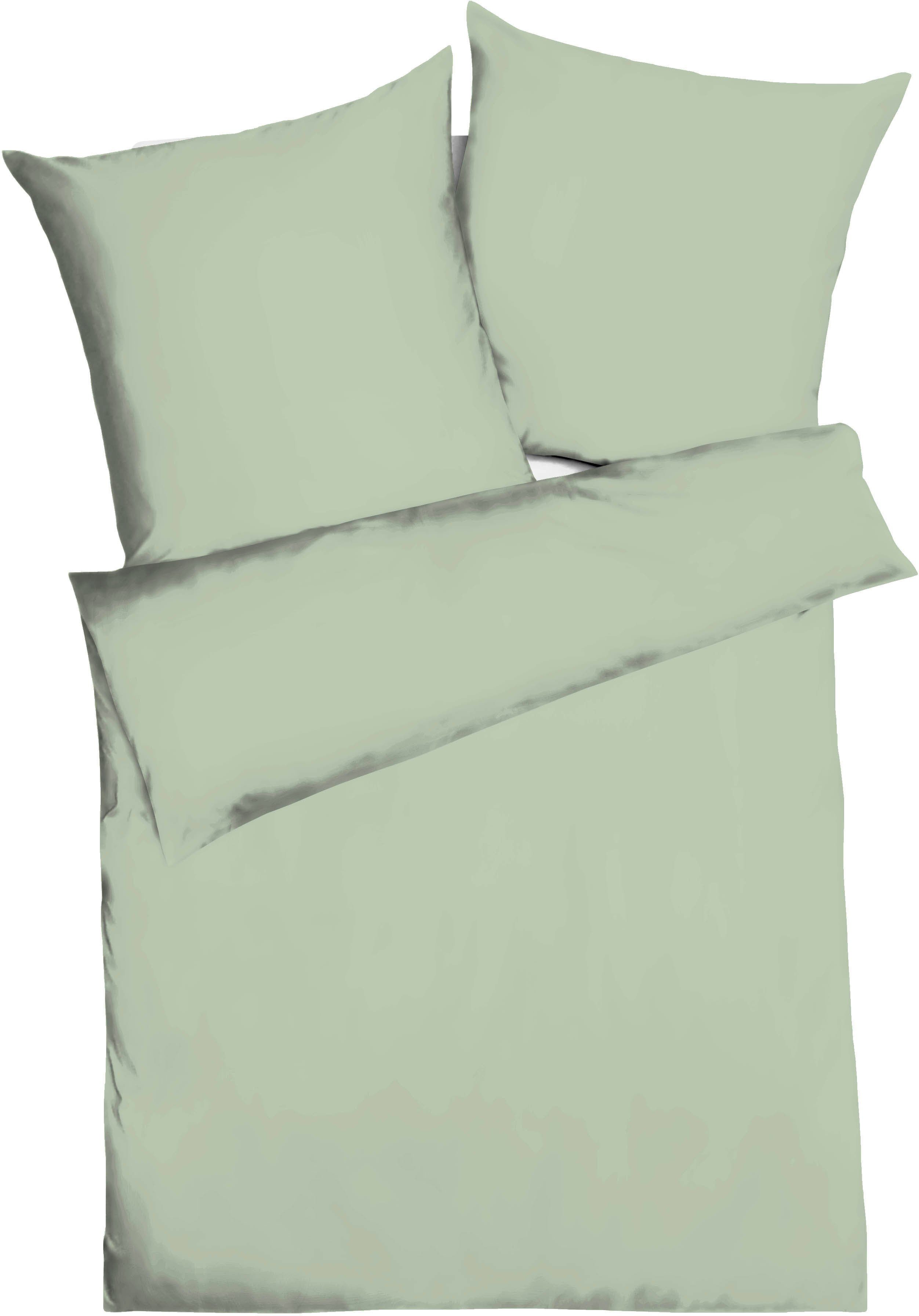Kaeppel Bettwäsche Uni, Mako-Satin, 2 teilig, Unifarben