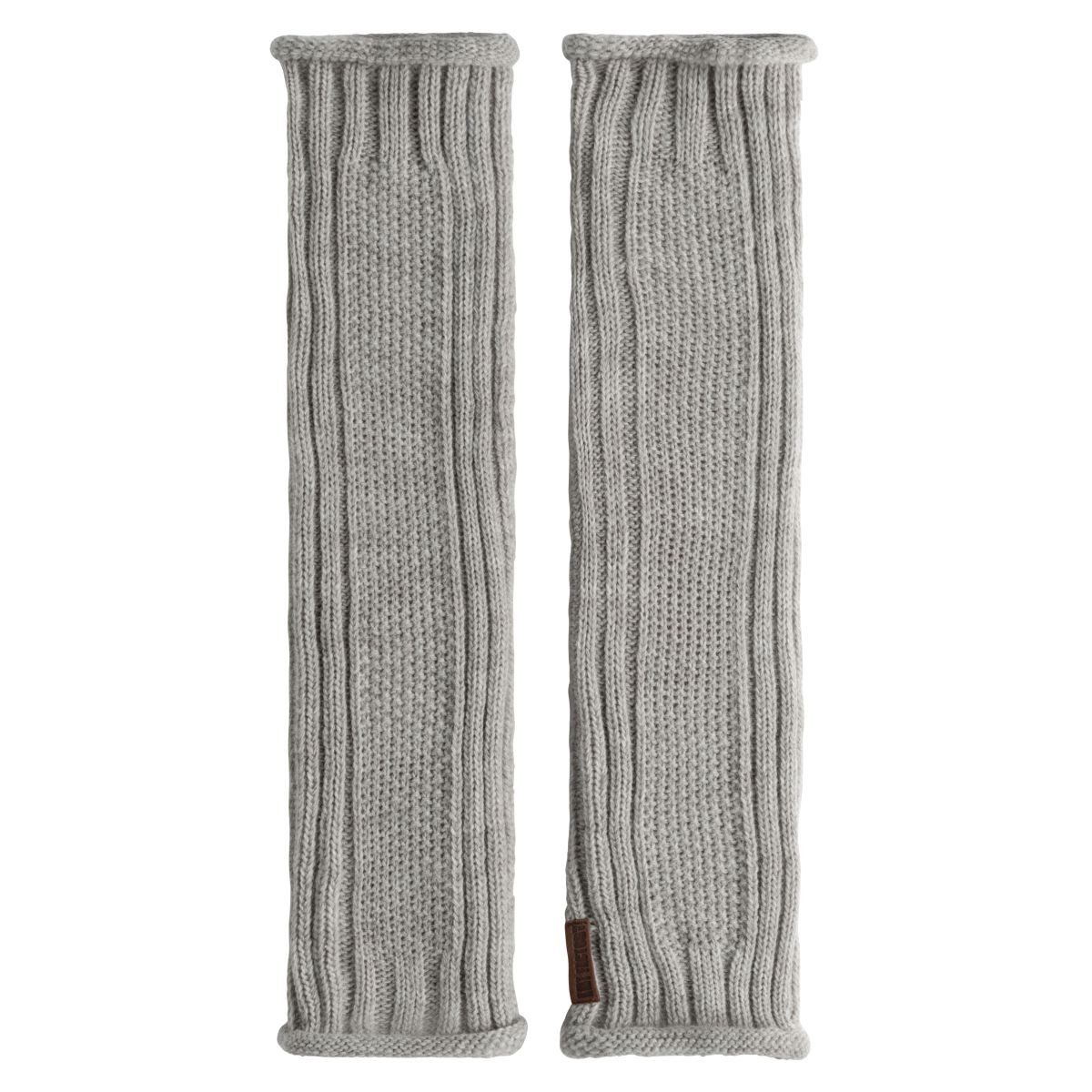 Knit Factory Strickhandschuhe Kick Stulpen Iced Clay (1-St) Handschuh Handstulpen Handschuhe ohne Finger