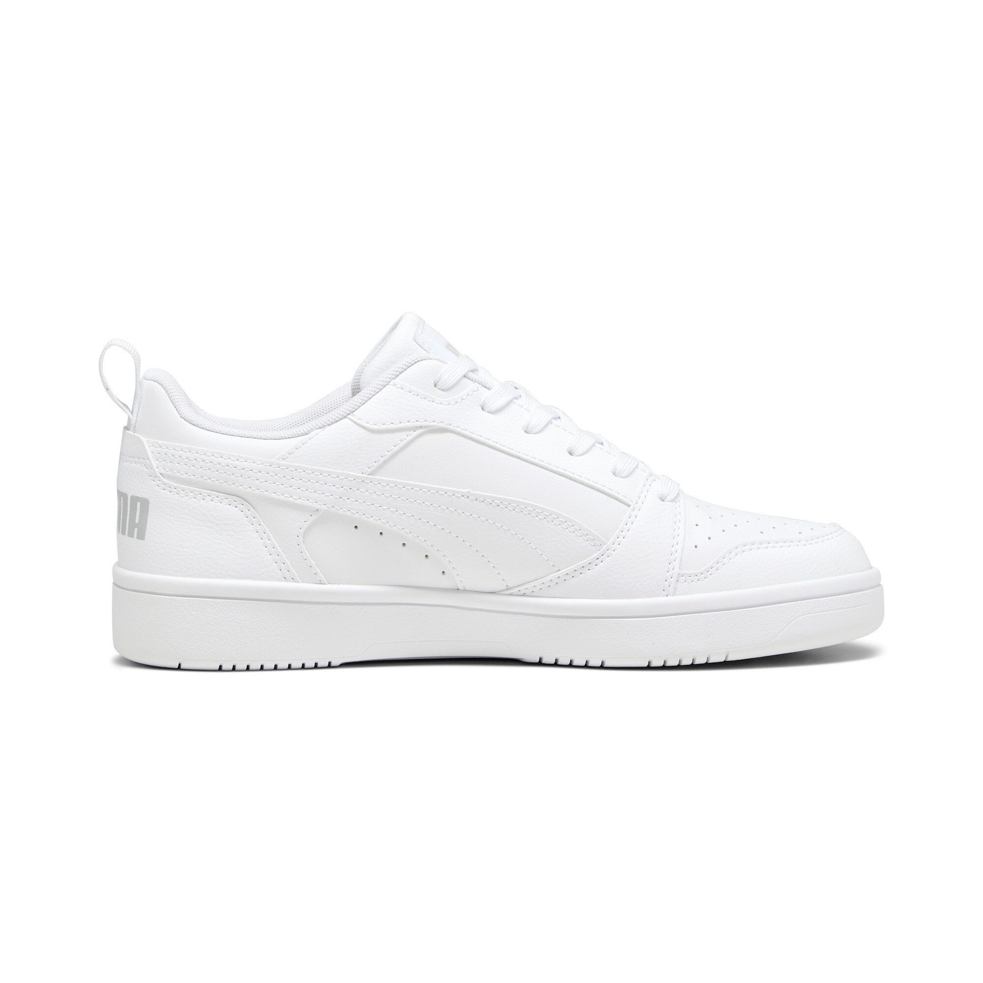 PUMA REBOUND V6 LOW Sneaker niedrig geschnitten, mit Schnürverschluss, aus getrommeltem Leder – Bild 3 von 5