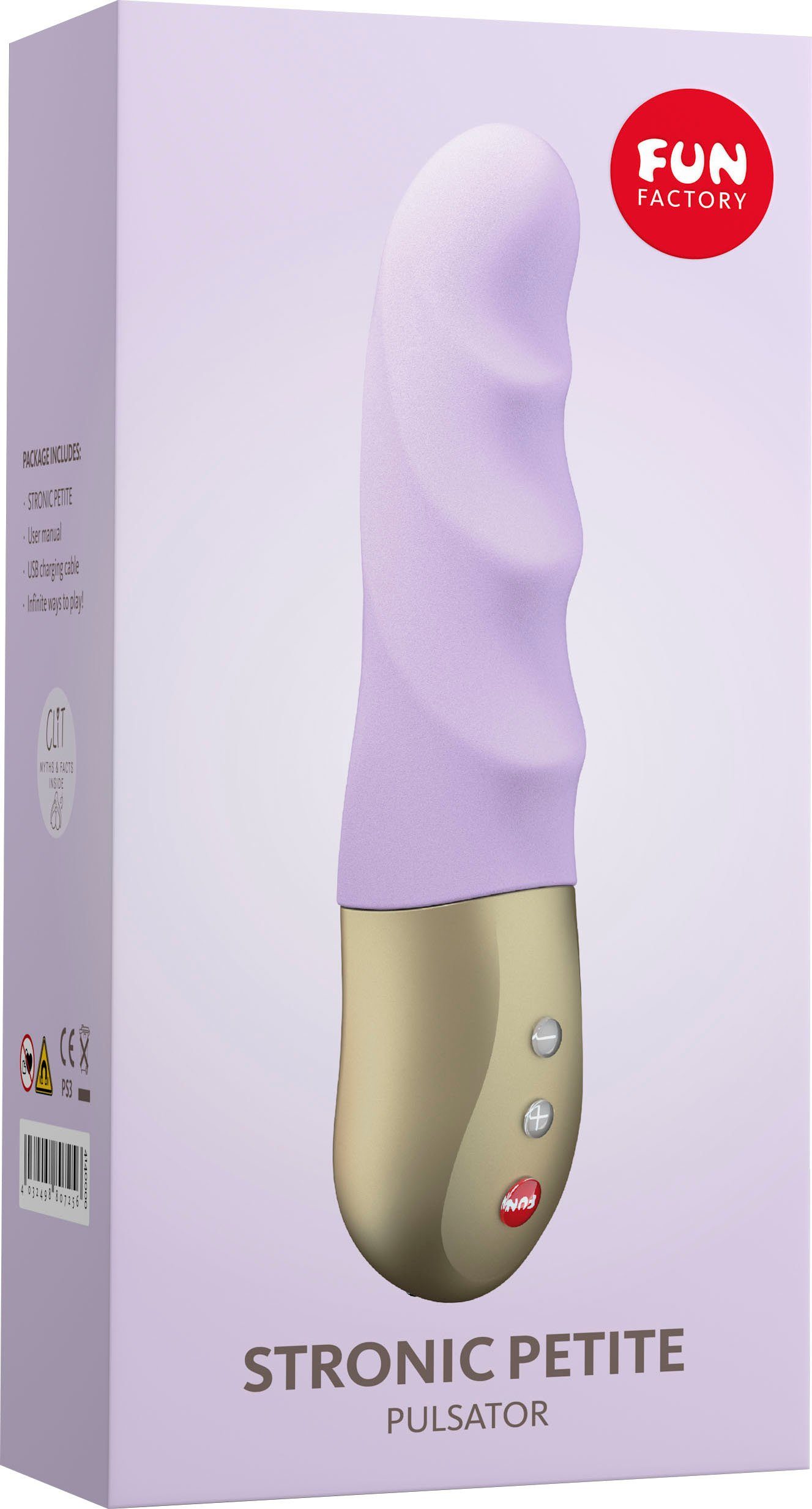 pastel Fun Stoß-Vibrator Petite STRONIC lilac Factory